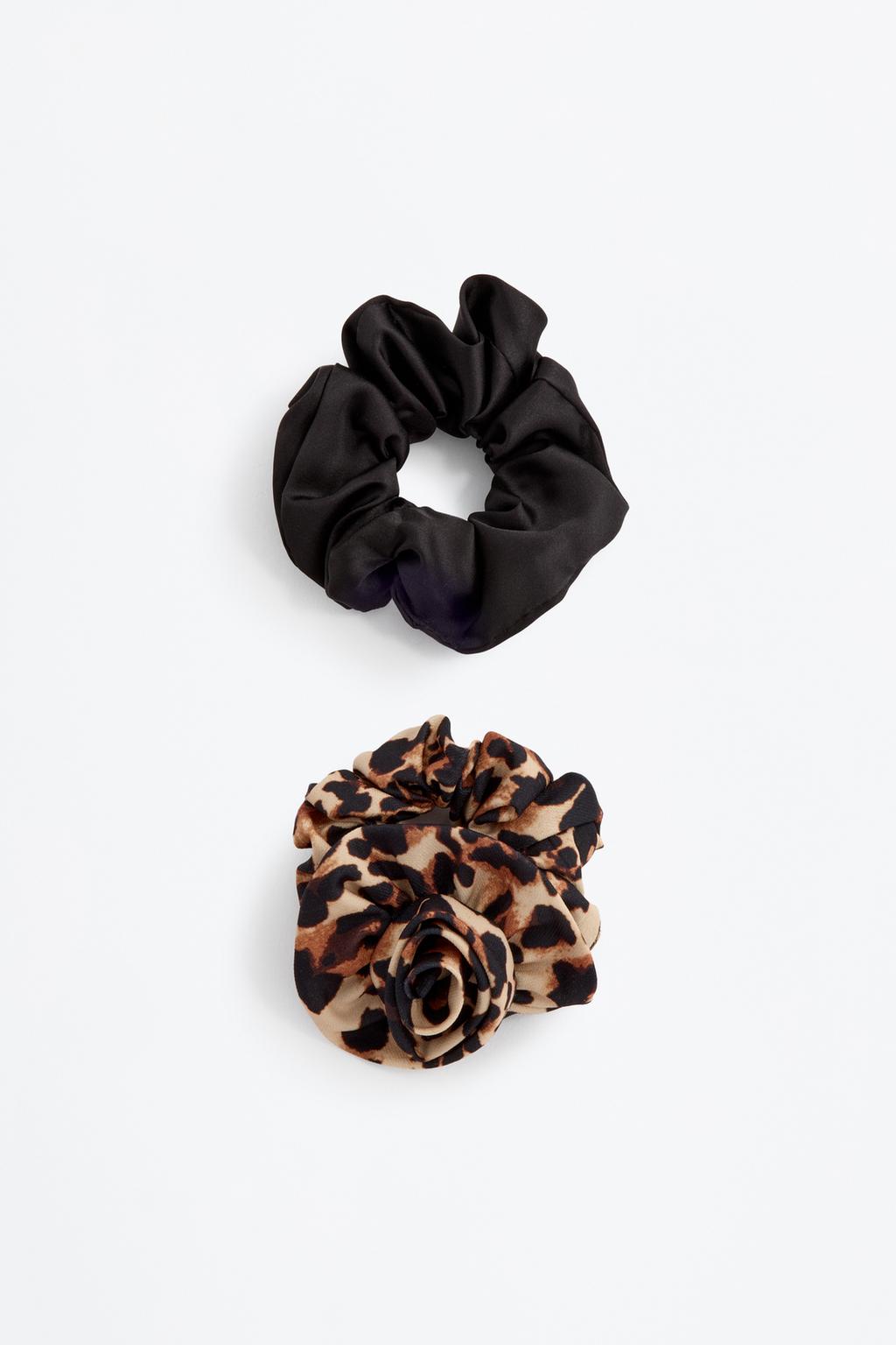 Pack of 2 contrast scrunchies