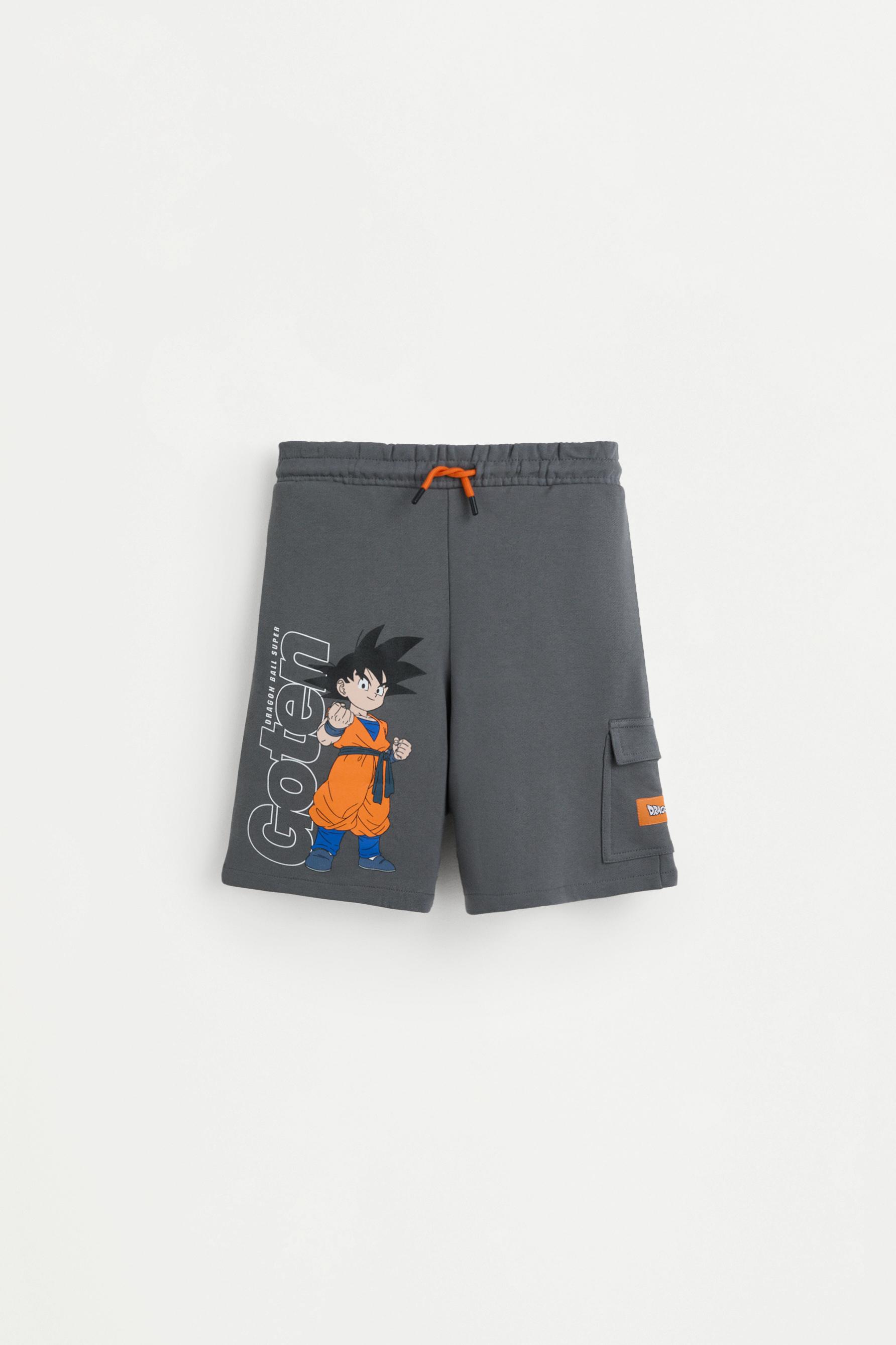 Goten Dragon Ball ©Bird Studio Bermuda shorts — ANTHRACITE GREY