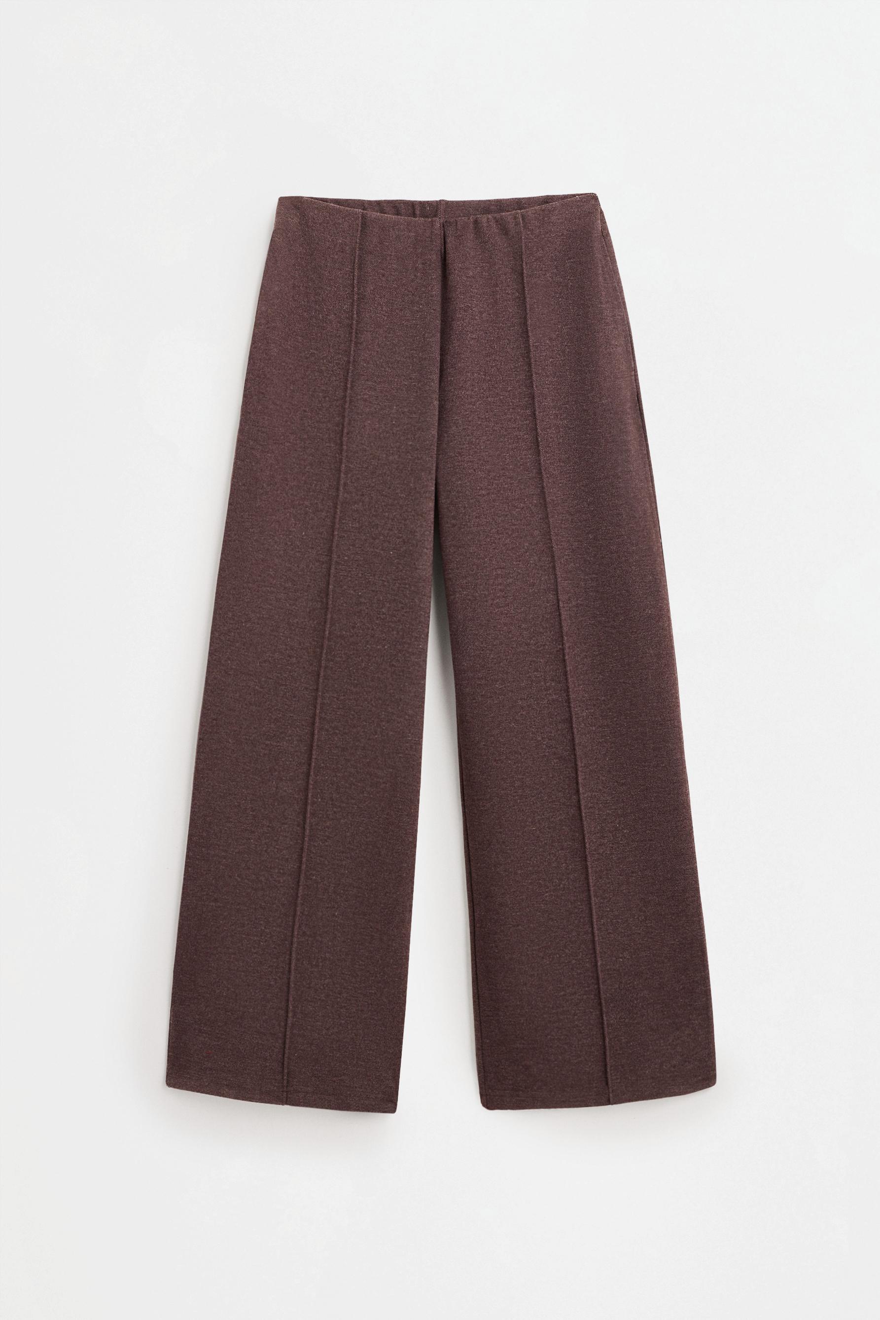 Pantalón wide leg con pinzas