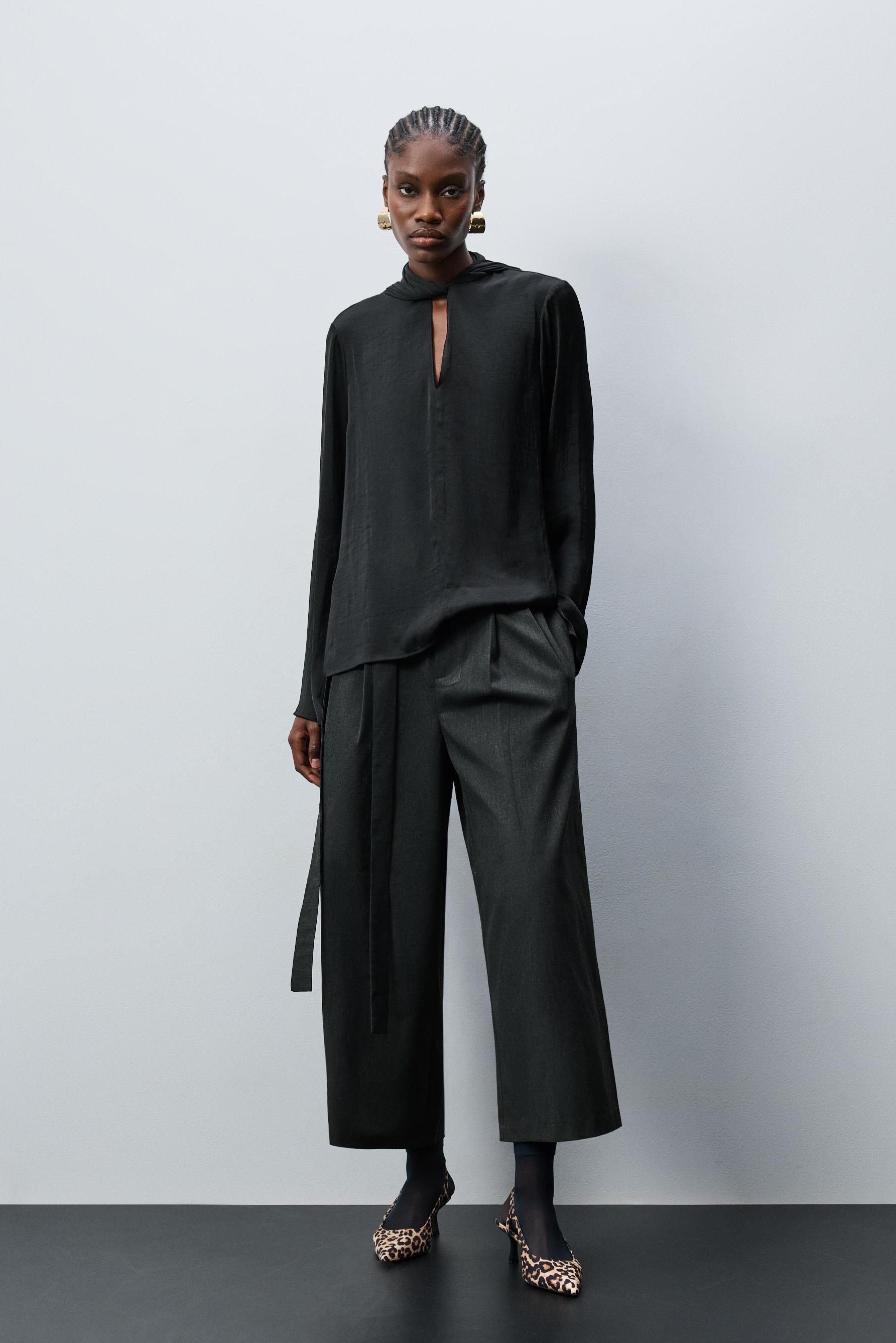 Culotte cinturón lazo