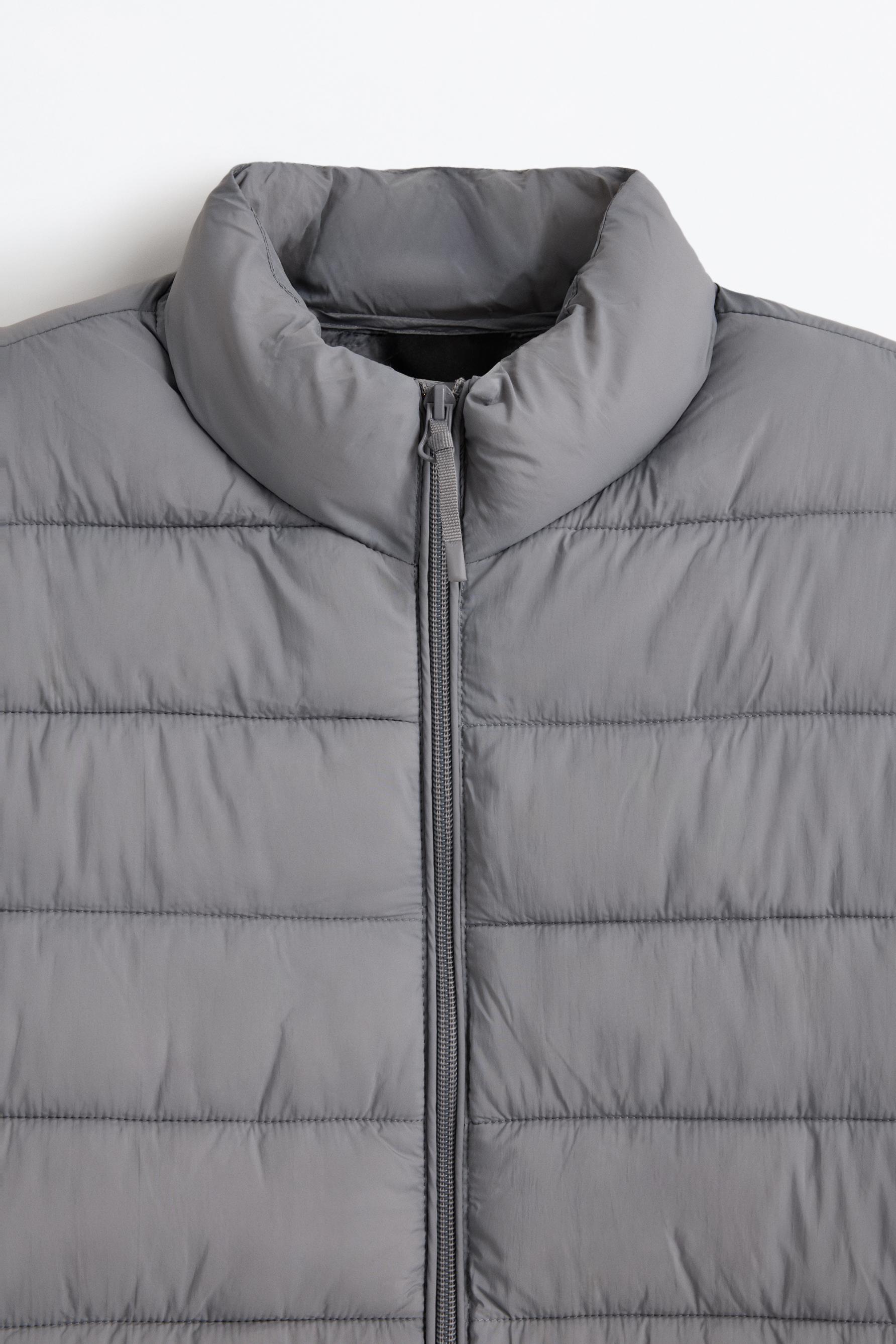 Lightweight quilted jacket — PALE GREY