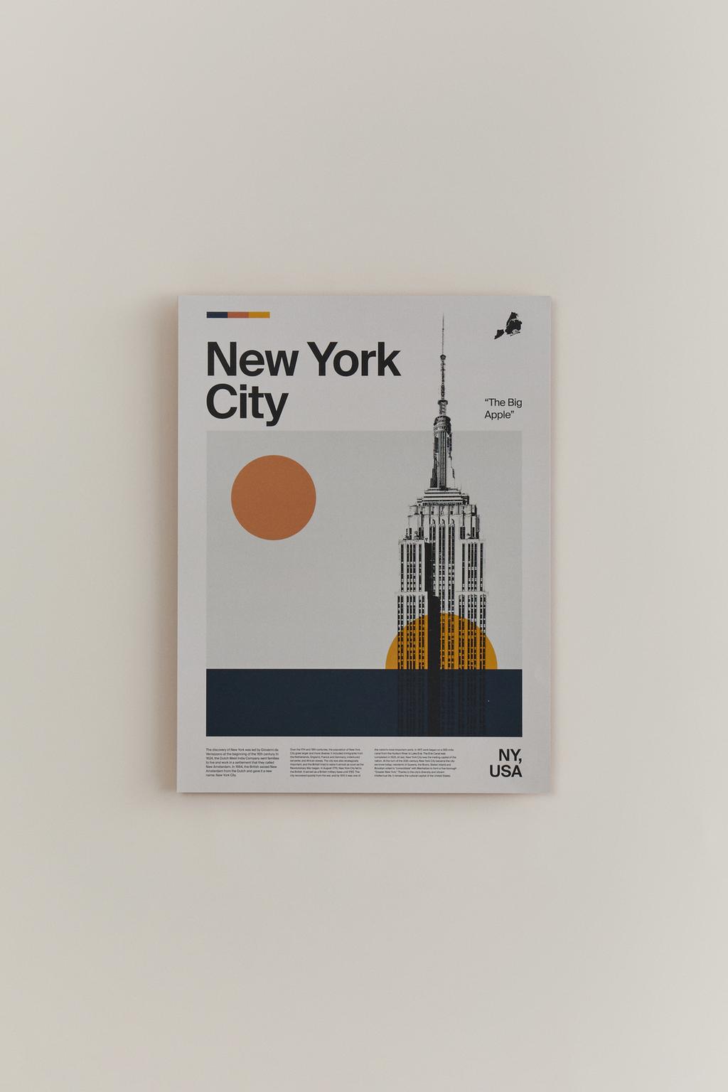 Pòster New York City de POSTERY (30 x 40 cm)