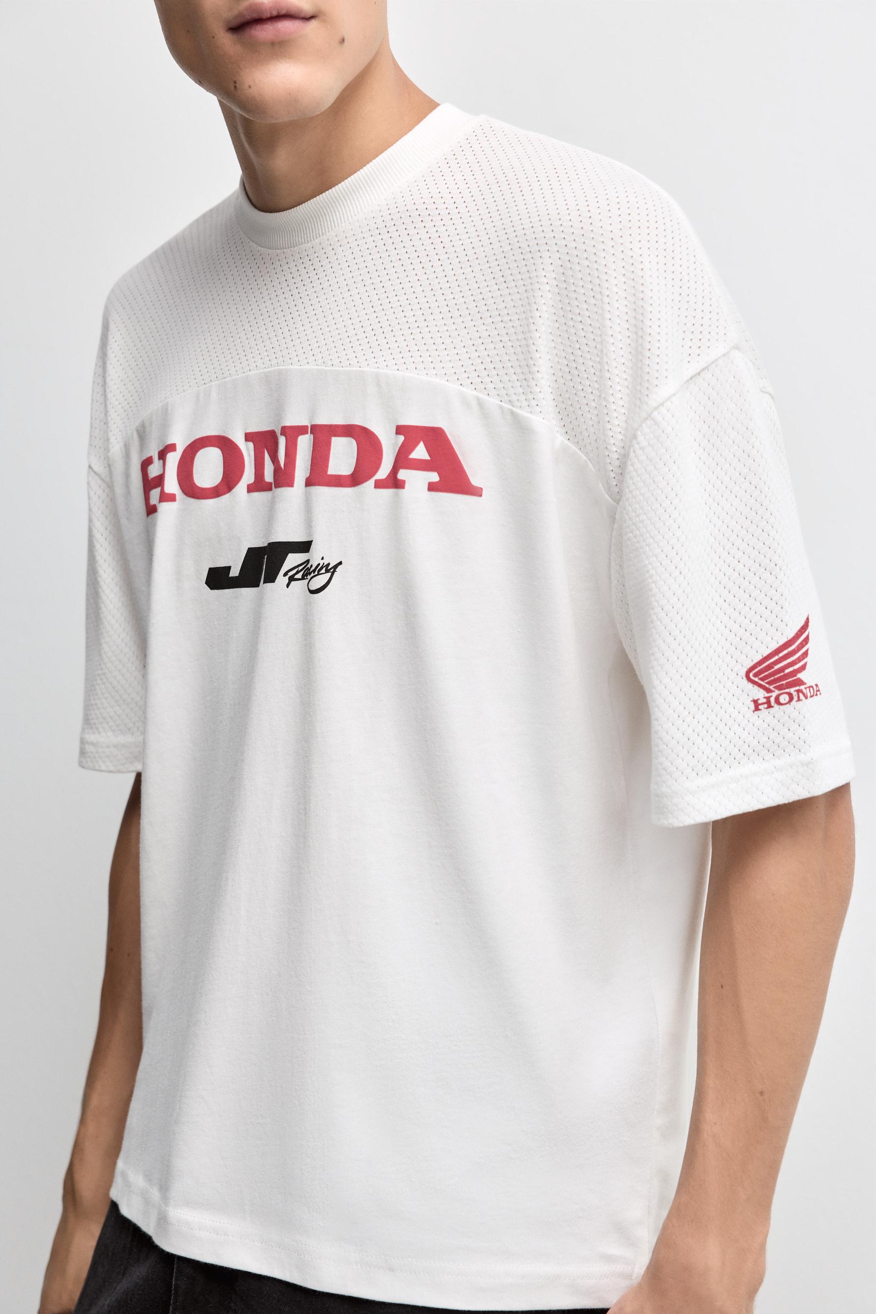 Honda mesh T-shirt — OFF WHITE