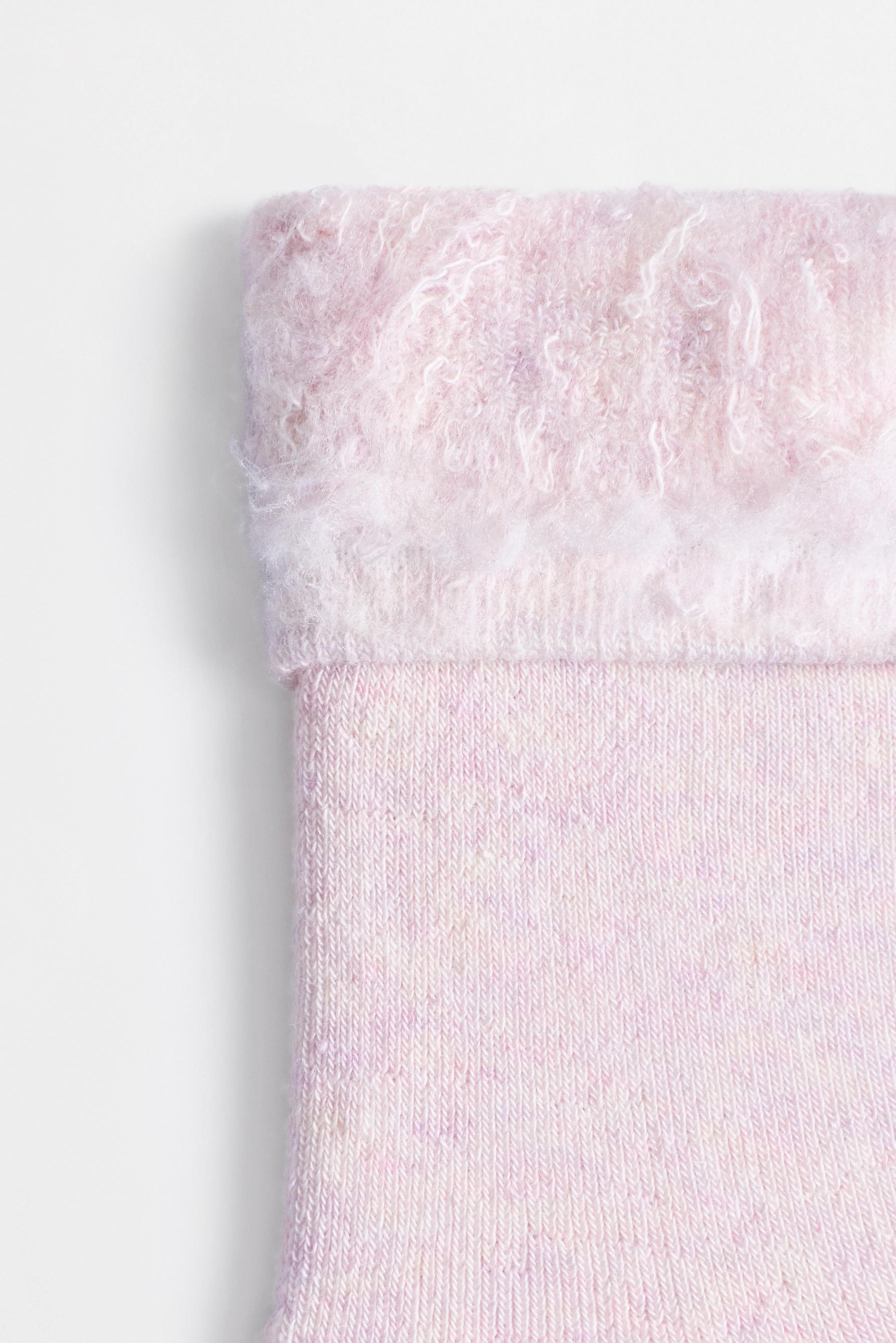 Plain long socks (Pack of 2) — CHOCOLATE