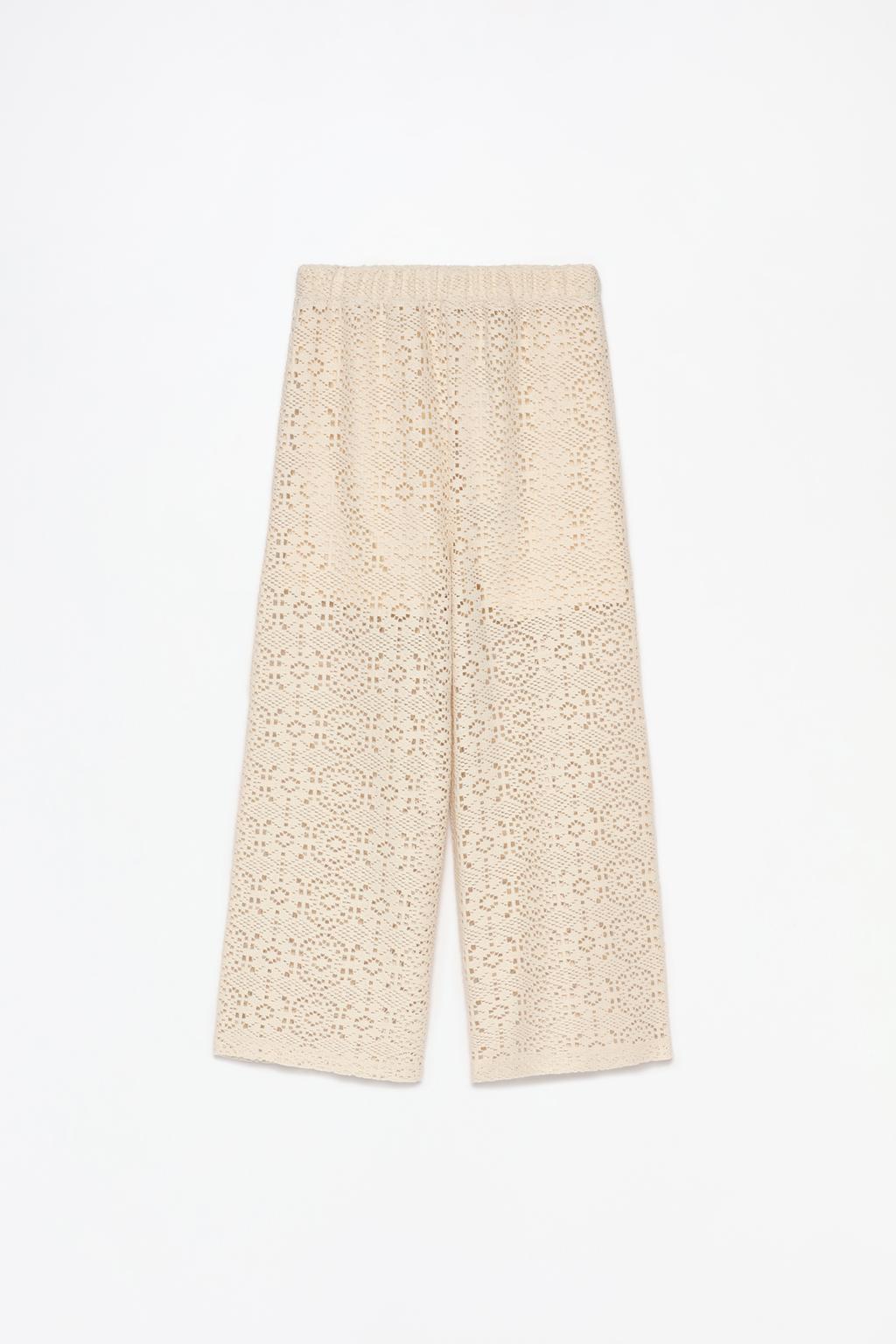 Crochet trousers