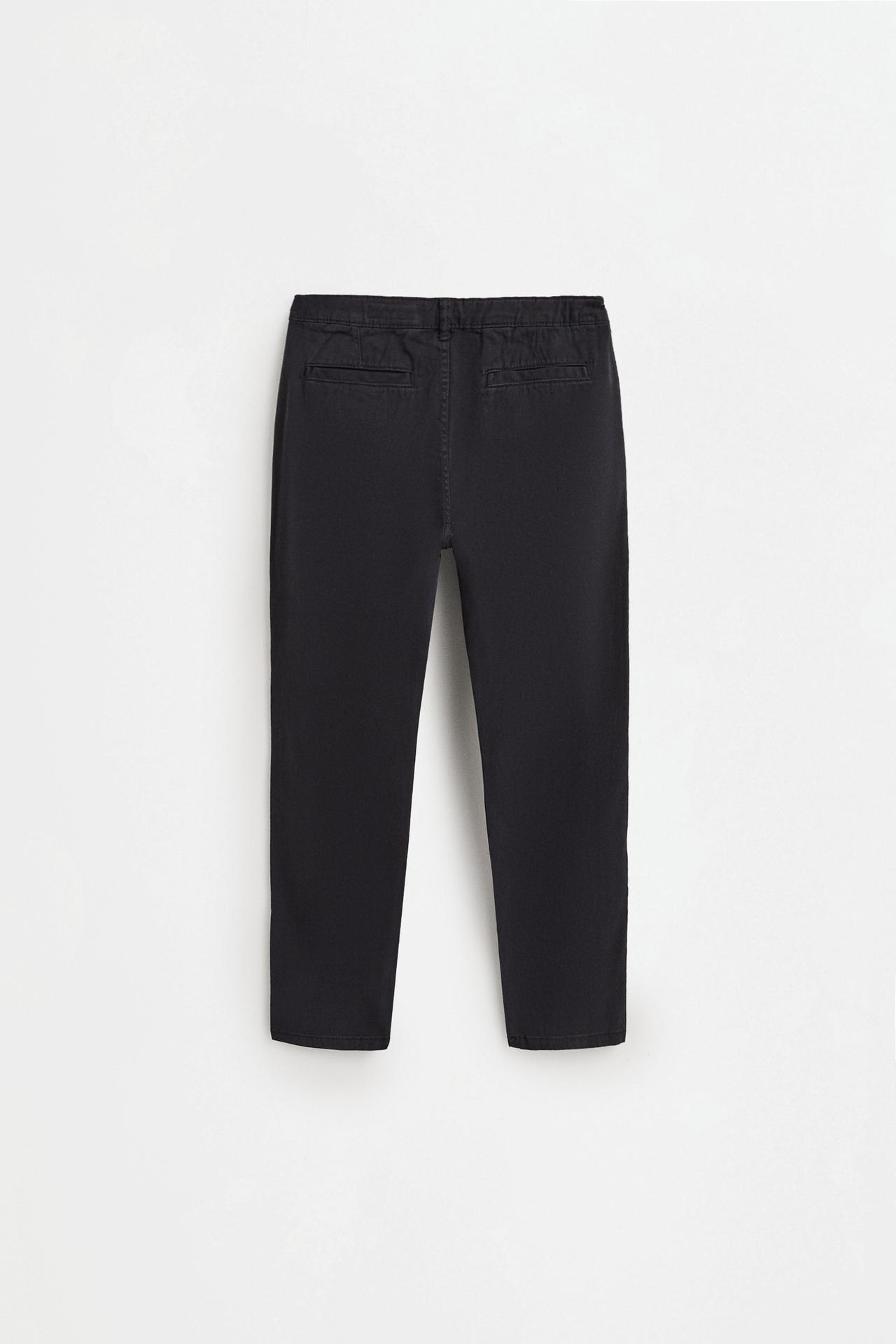Chino trousers — BLACK