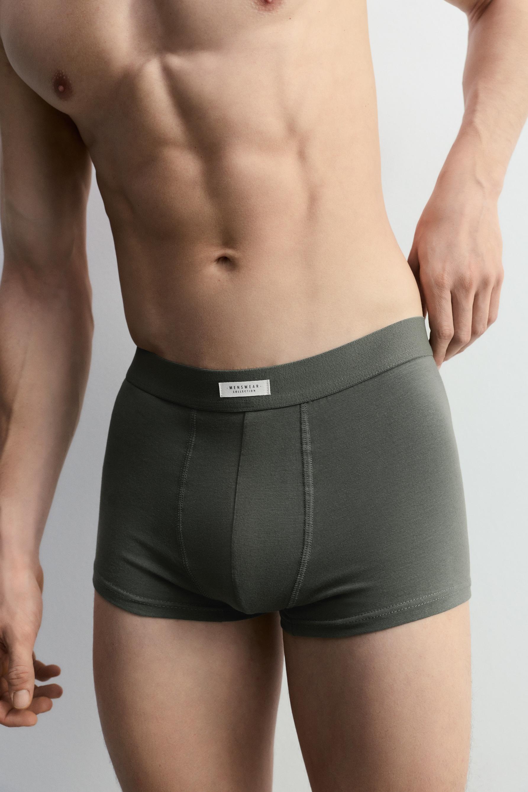 Basic Boxers (3-Pack) — KHAKI