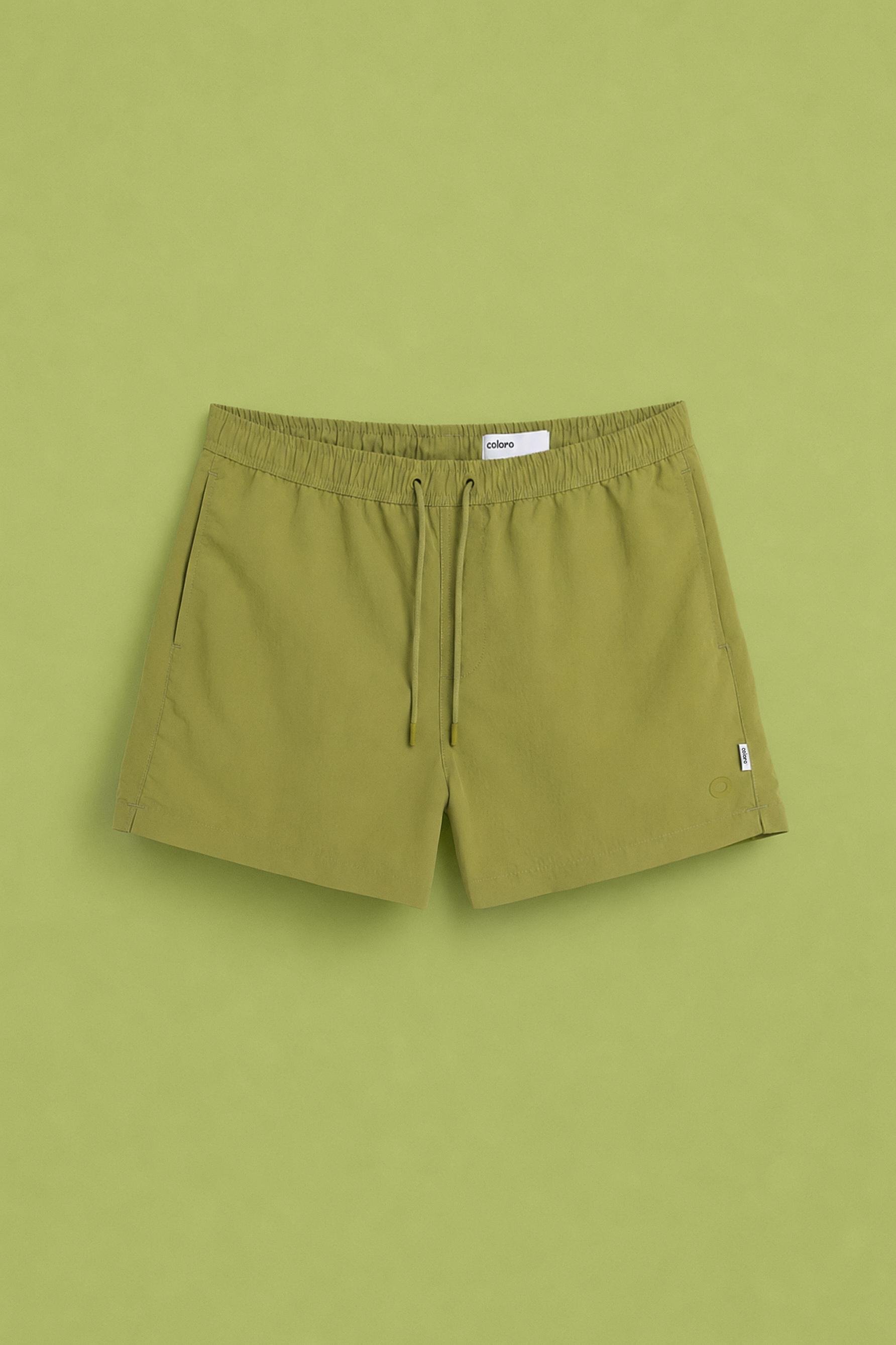 Coloro x Lefties straight swim trunks — PISTACHIO GREEN
