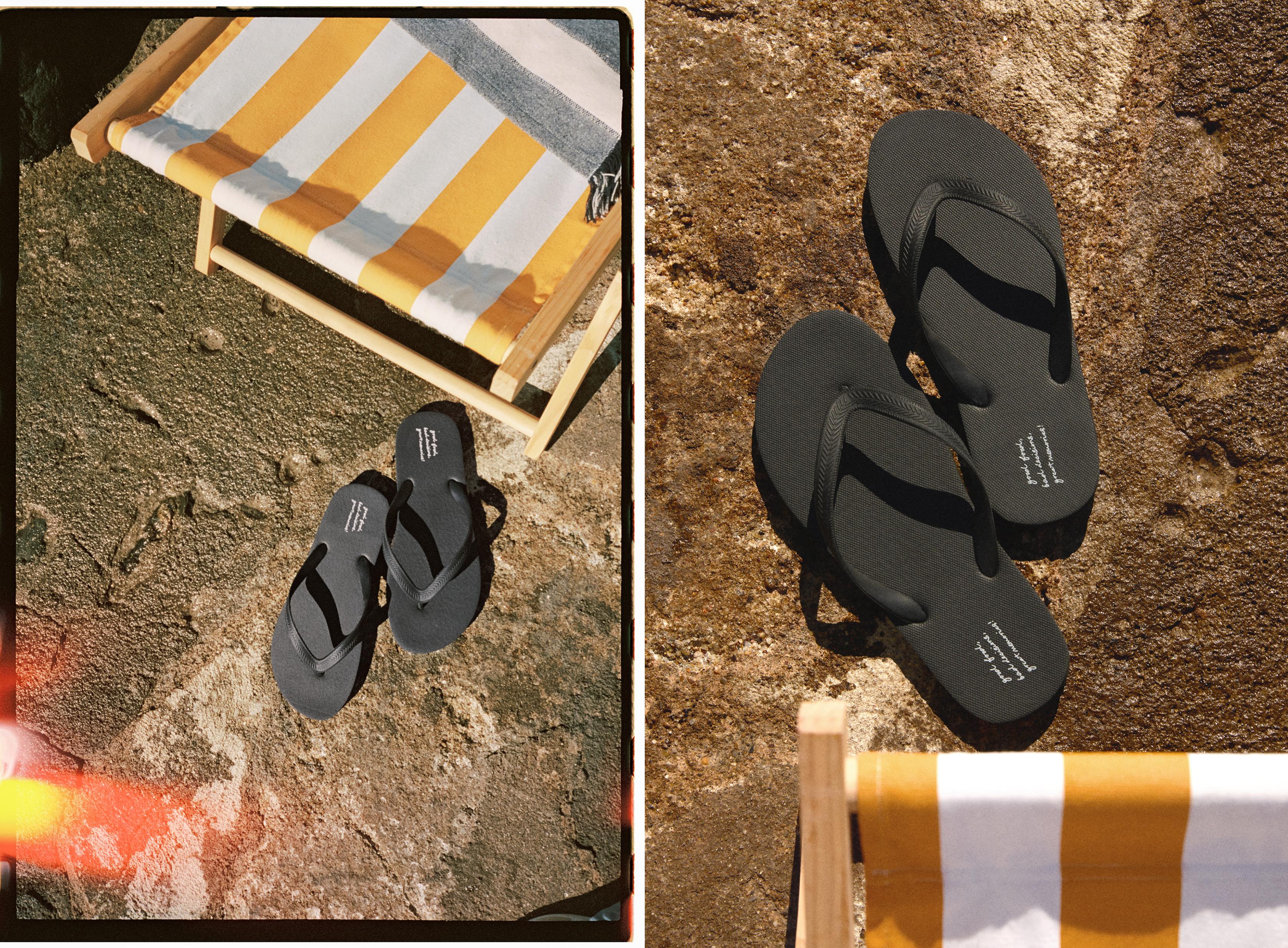 Bath flip-flops — BLACK