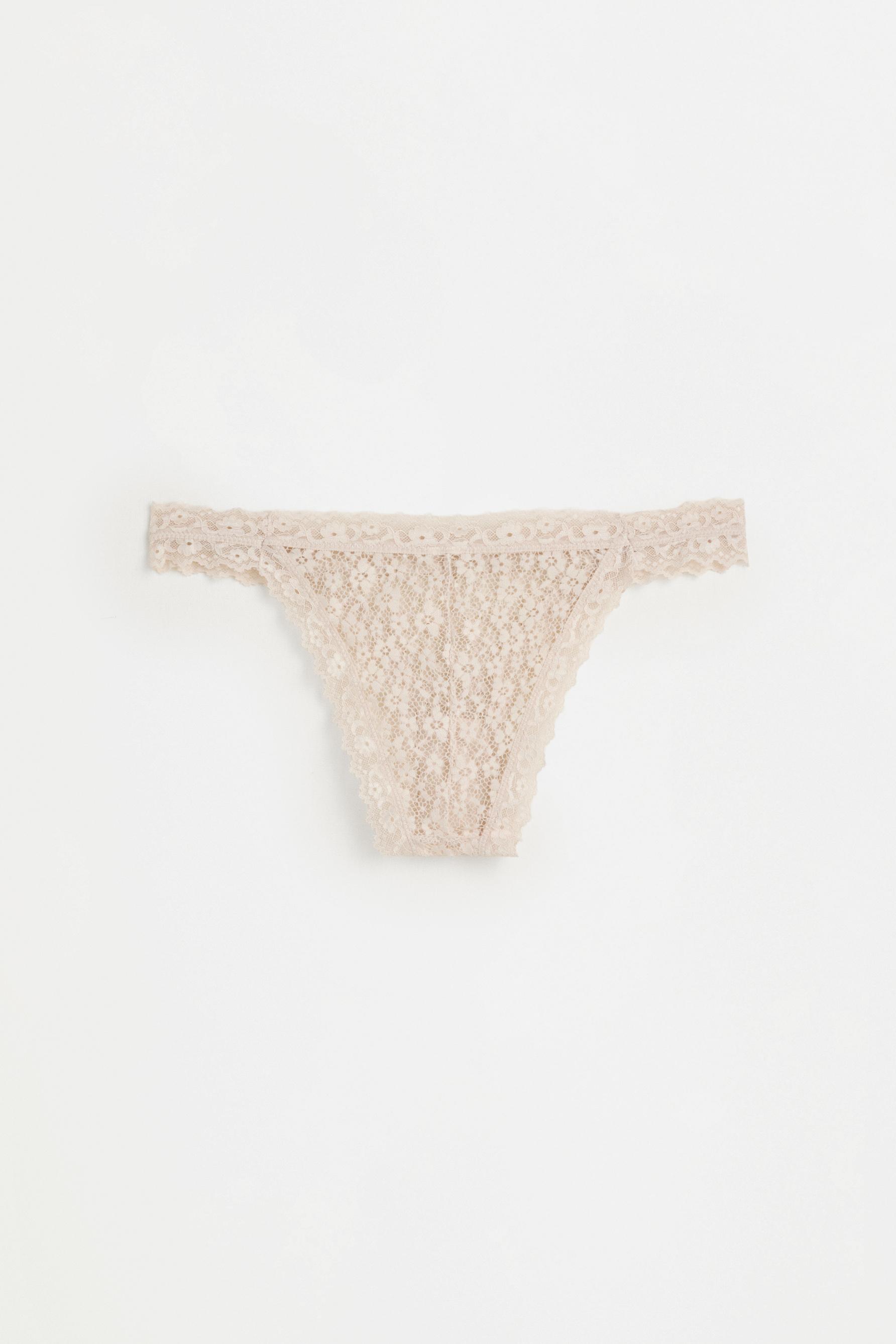 Classic Lace Briefs (2-Pack) — BLACK
