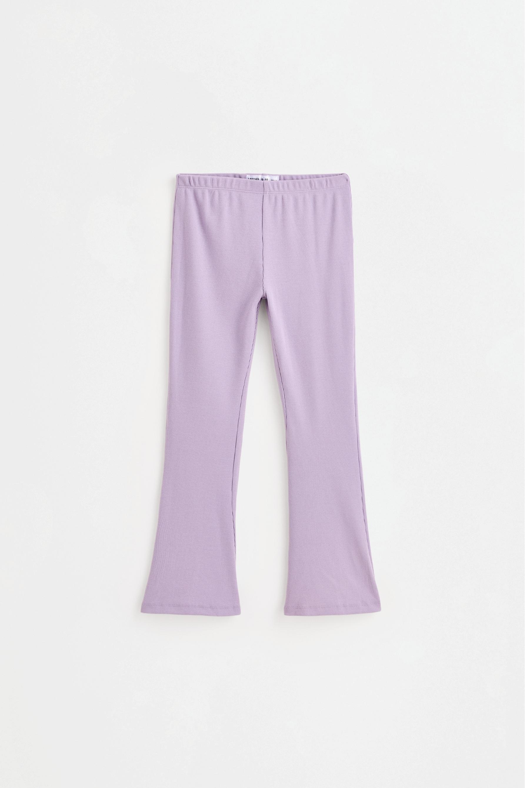 Sweatshirt and bell bottom leggings set — PALE GREY
