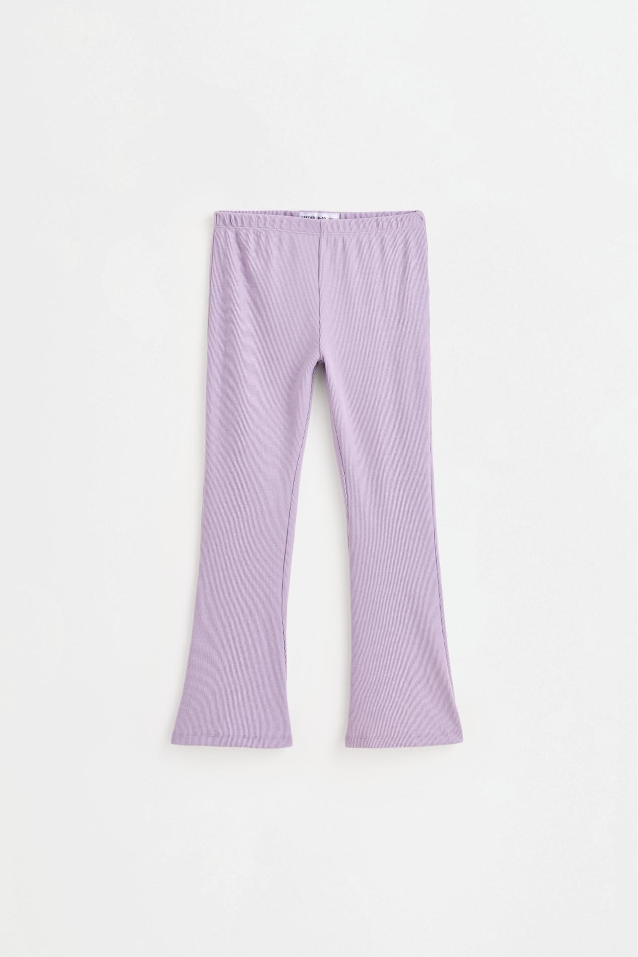 Sweatshirt and bell bottom leggings set — PALE GREY