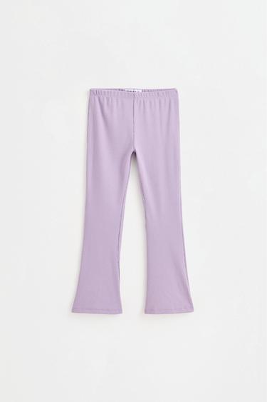 Sweatshirt and bell bottom leggings set — PALE GREY 3