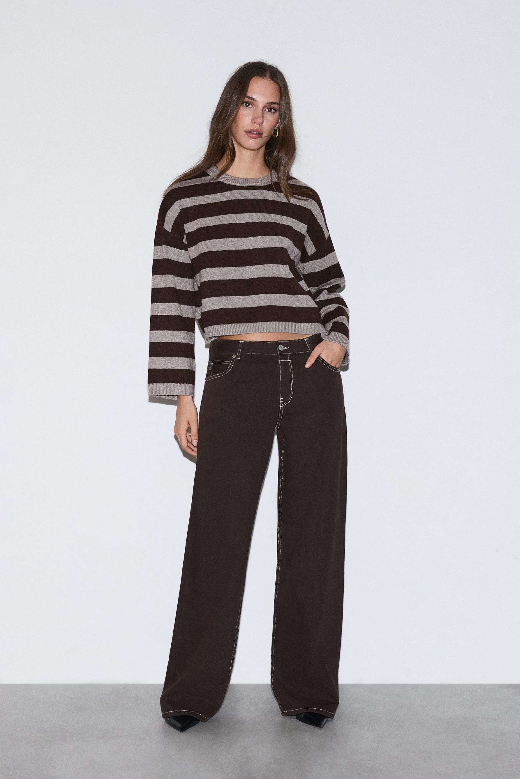 Jeans wide leg low waist