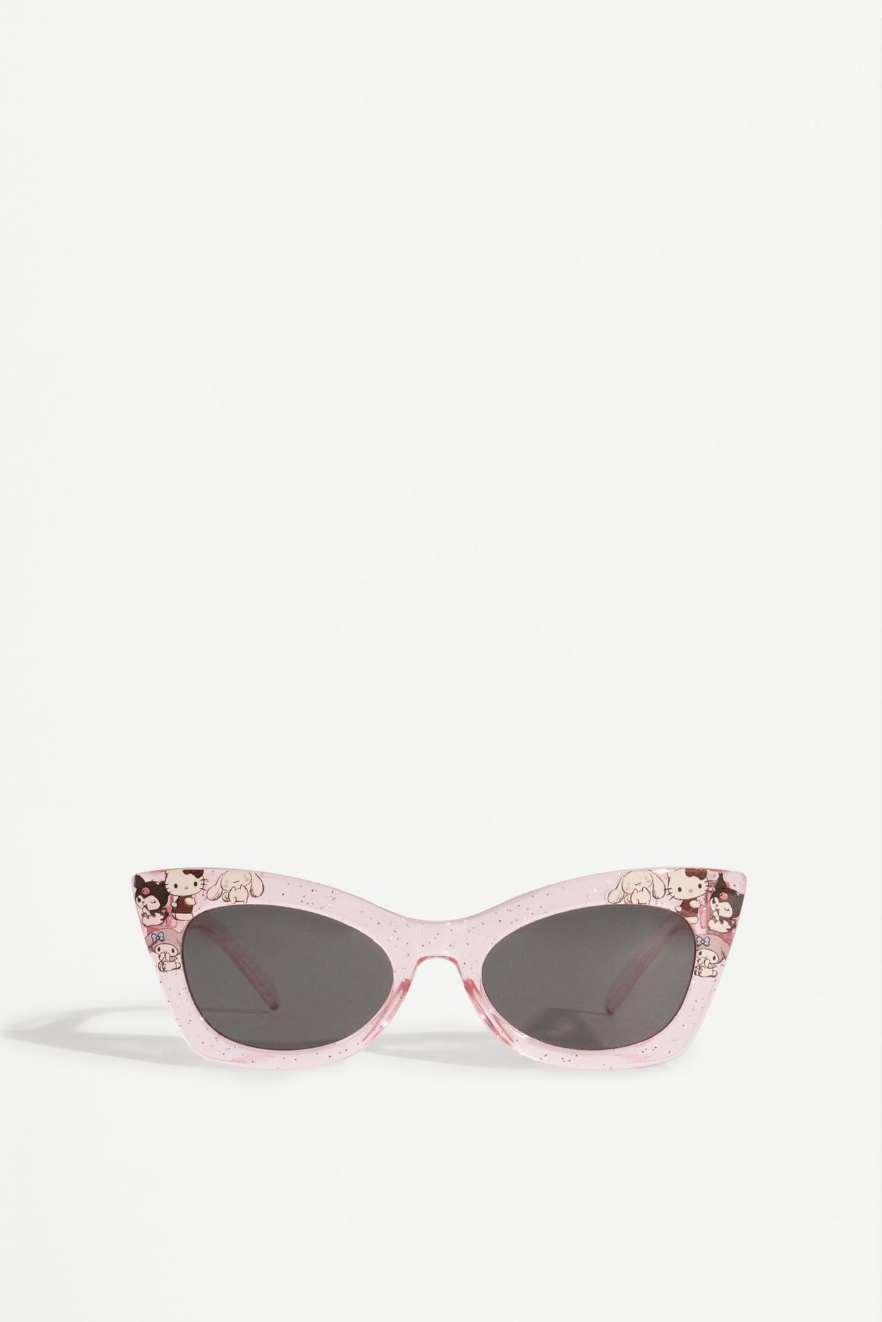 Hello Kitty ©SANRIO eye cat glasses — PALE PINK