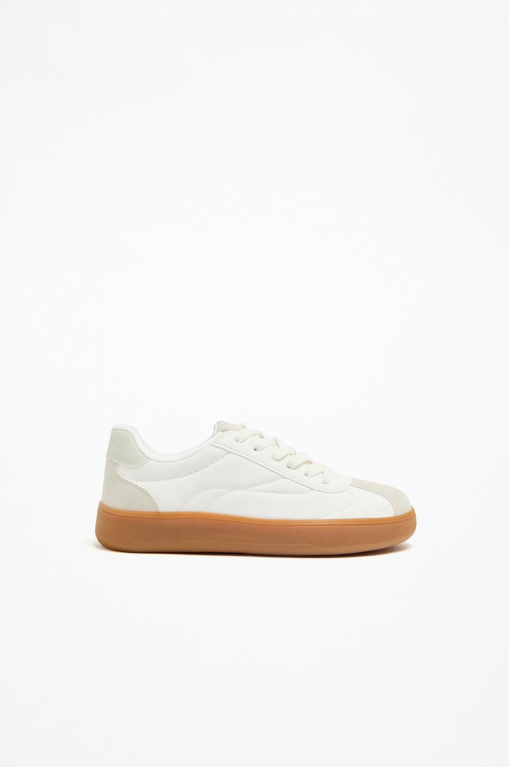 Caramel sole sneakers