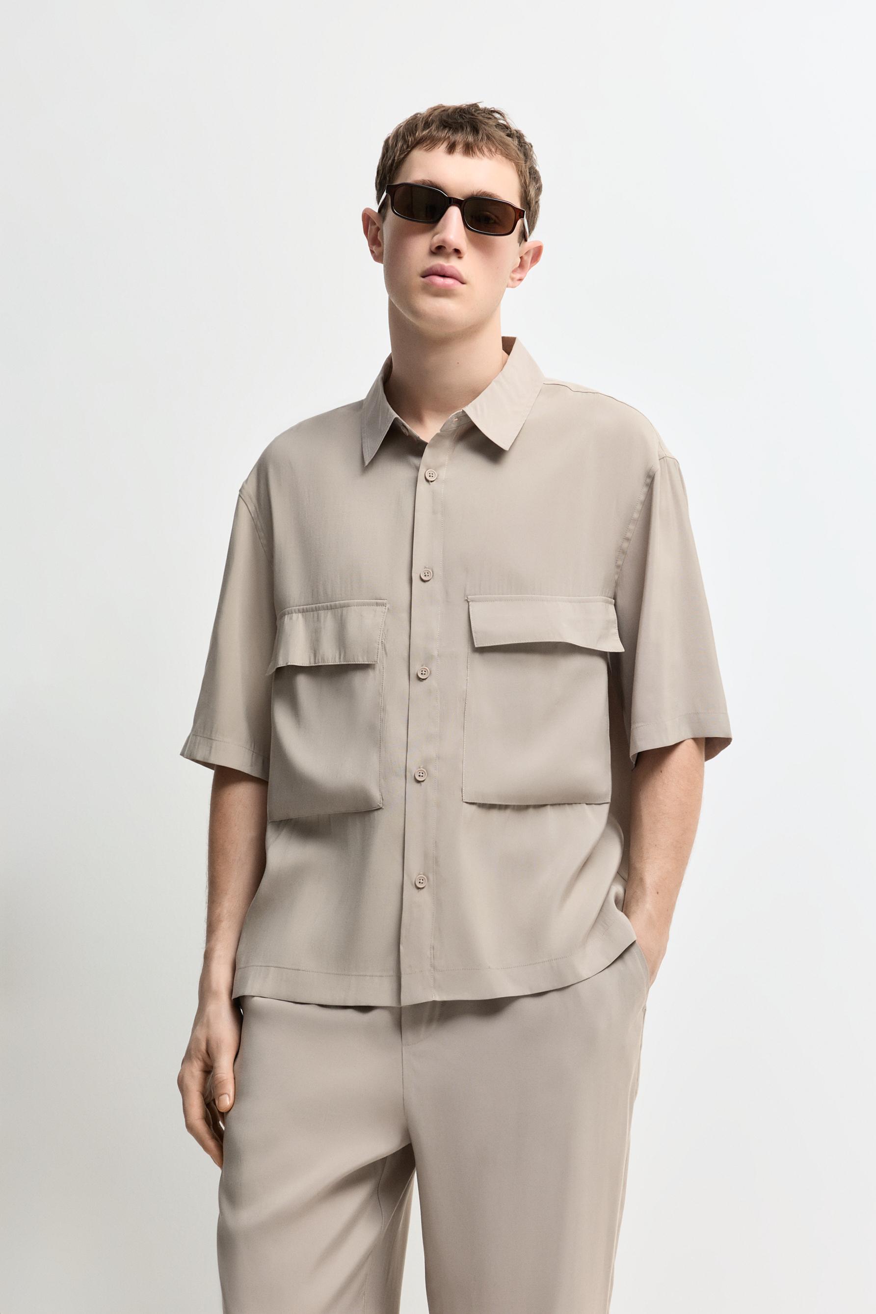 Camisa fluida bolsillos Lefties Edition