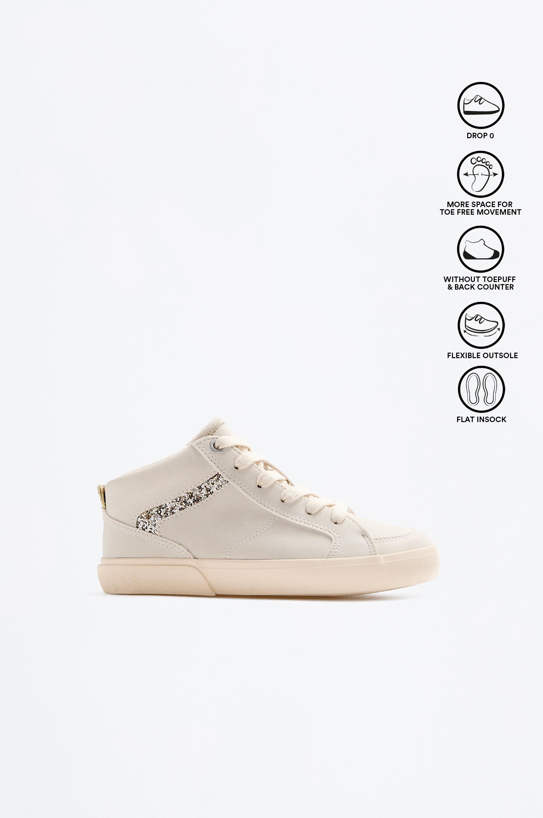 Zapatilla botín Barefoot brillos