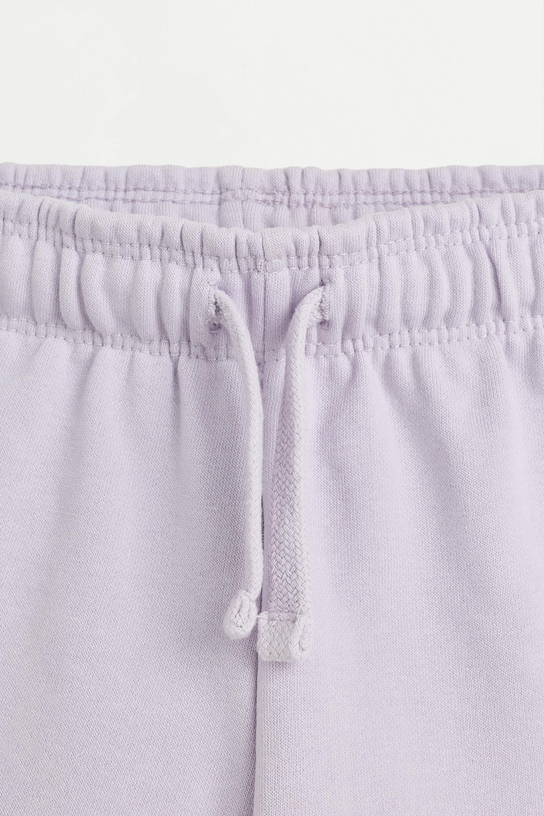 Plain plush shorts — MAUVE