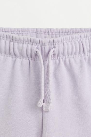 Plain plush shorts — MAUVE 3