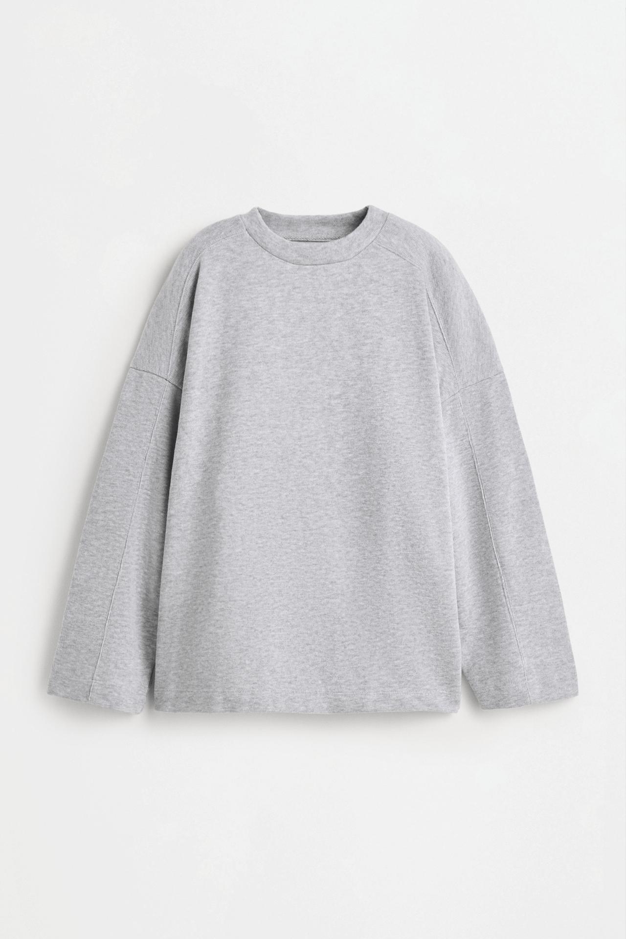 Loungewear sweatshirt — GREY MARL