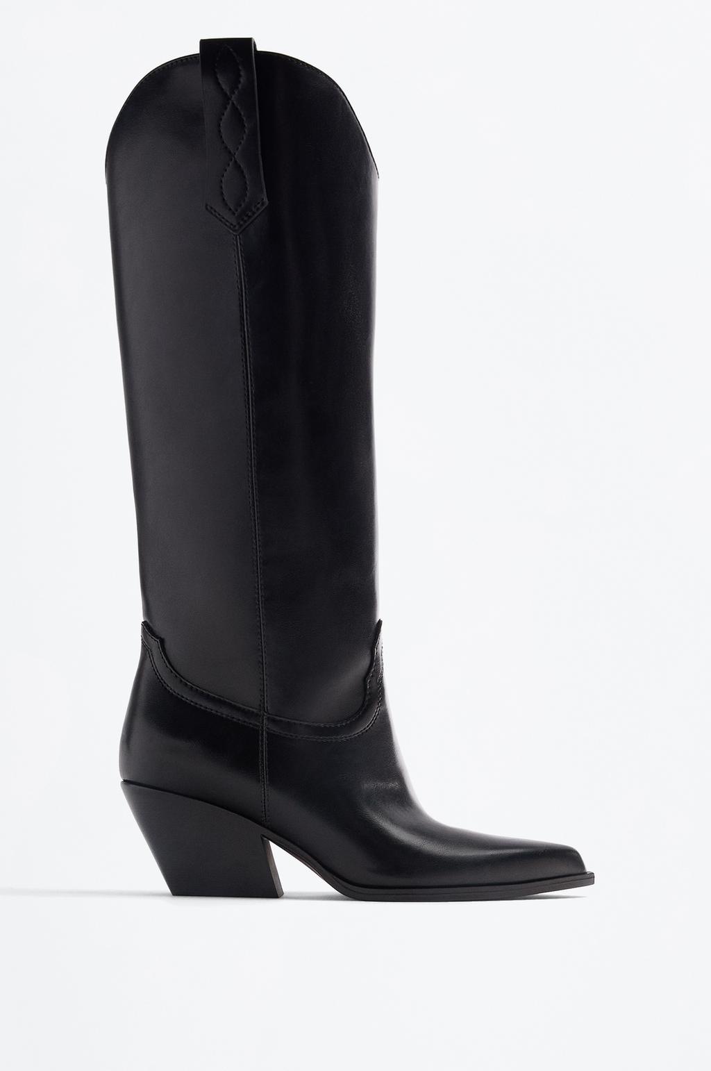 High cowboy boot