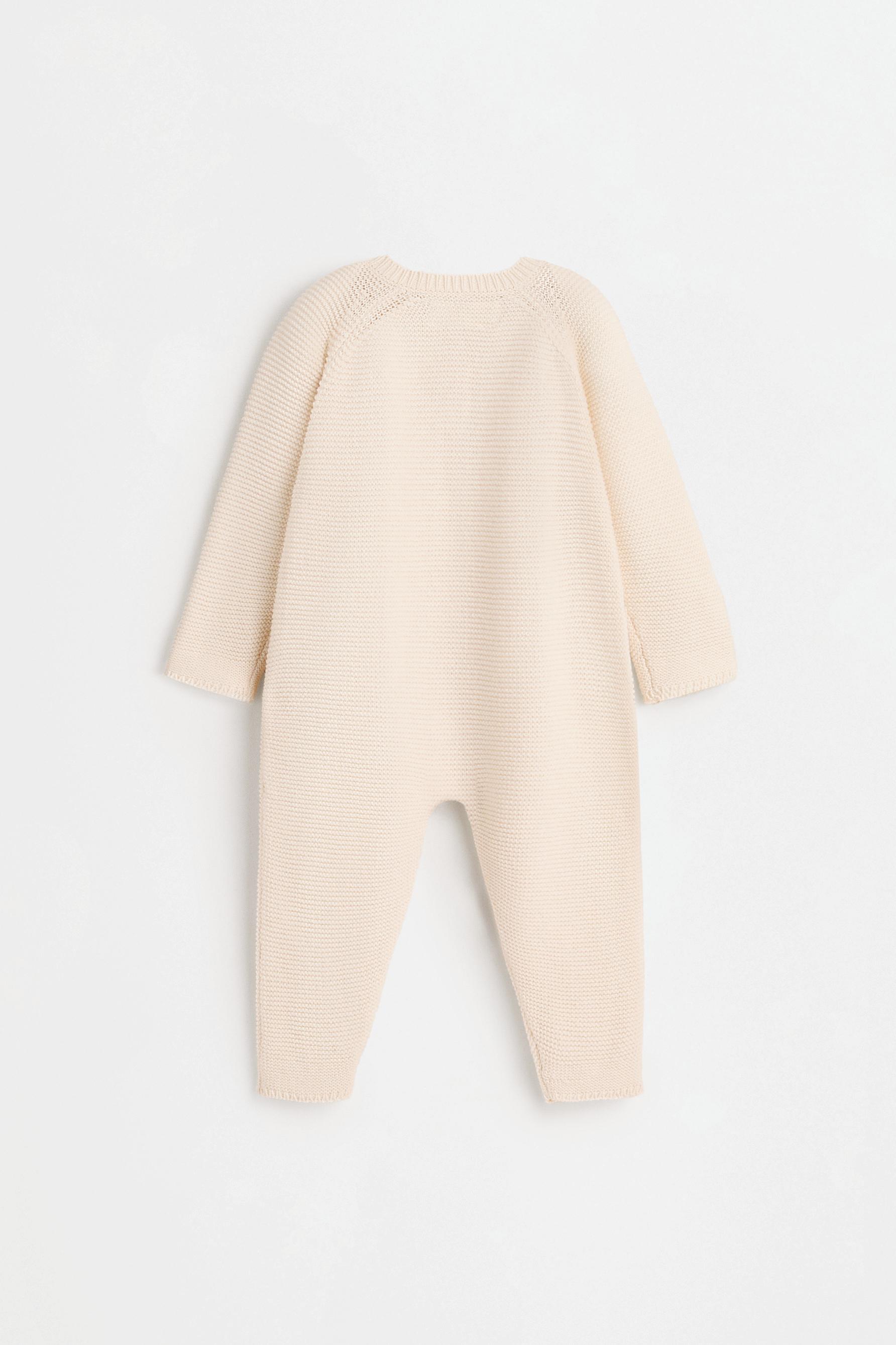 Knit jumpsuit — LIGHT BEIGE