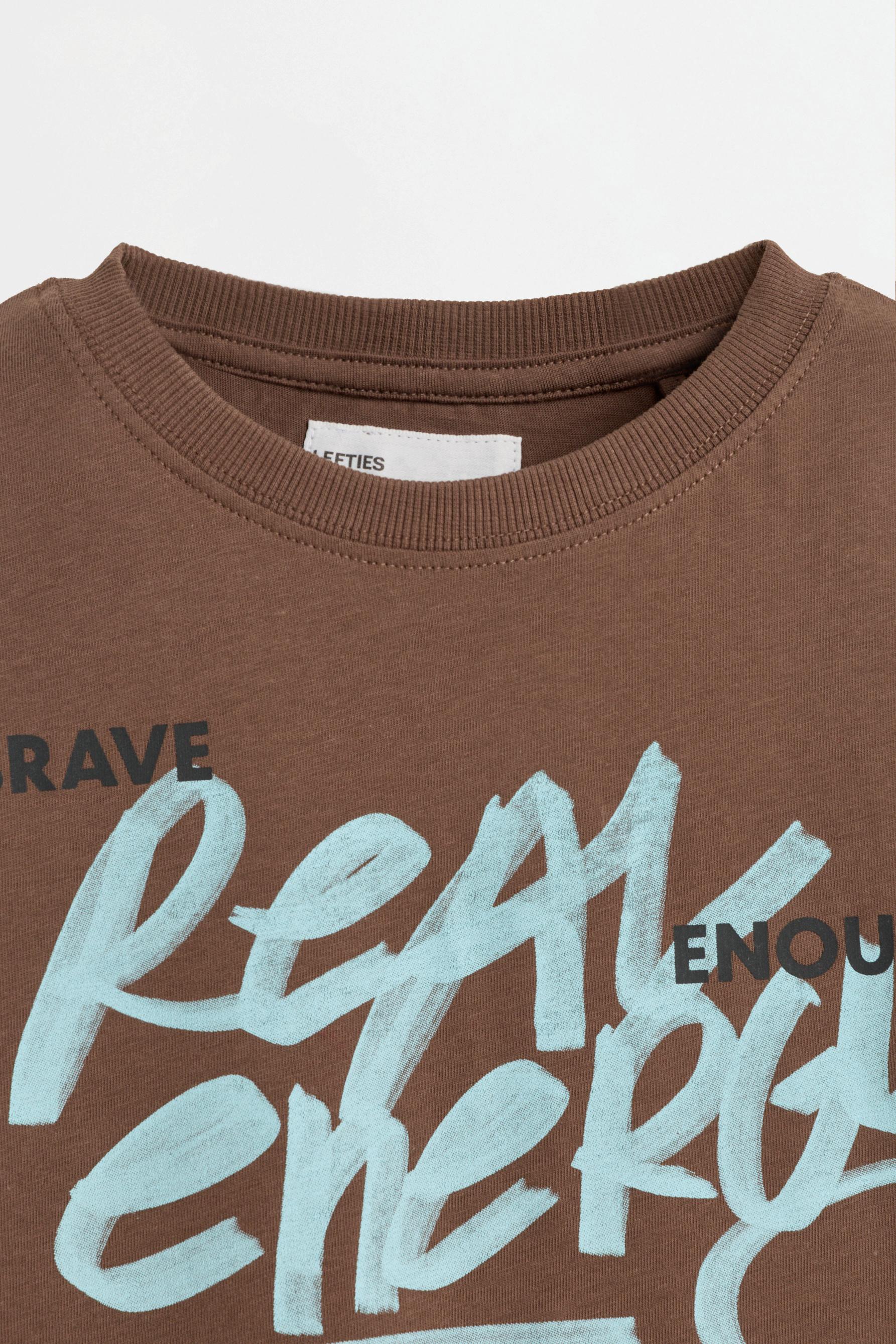 Printed T-shirt — CHOCOLATE