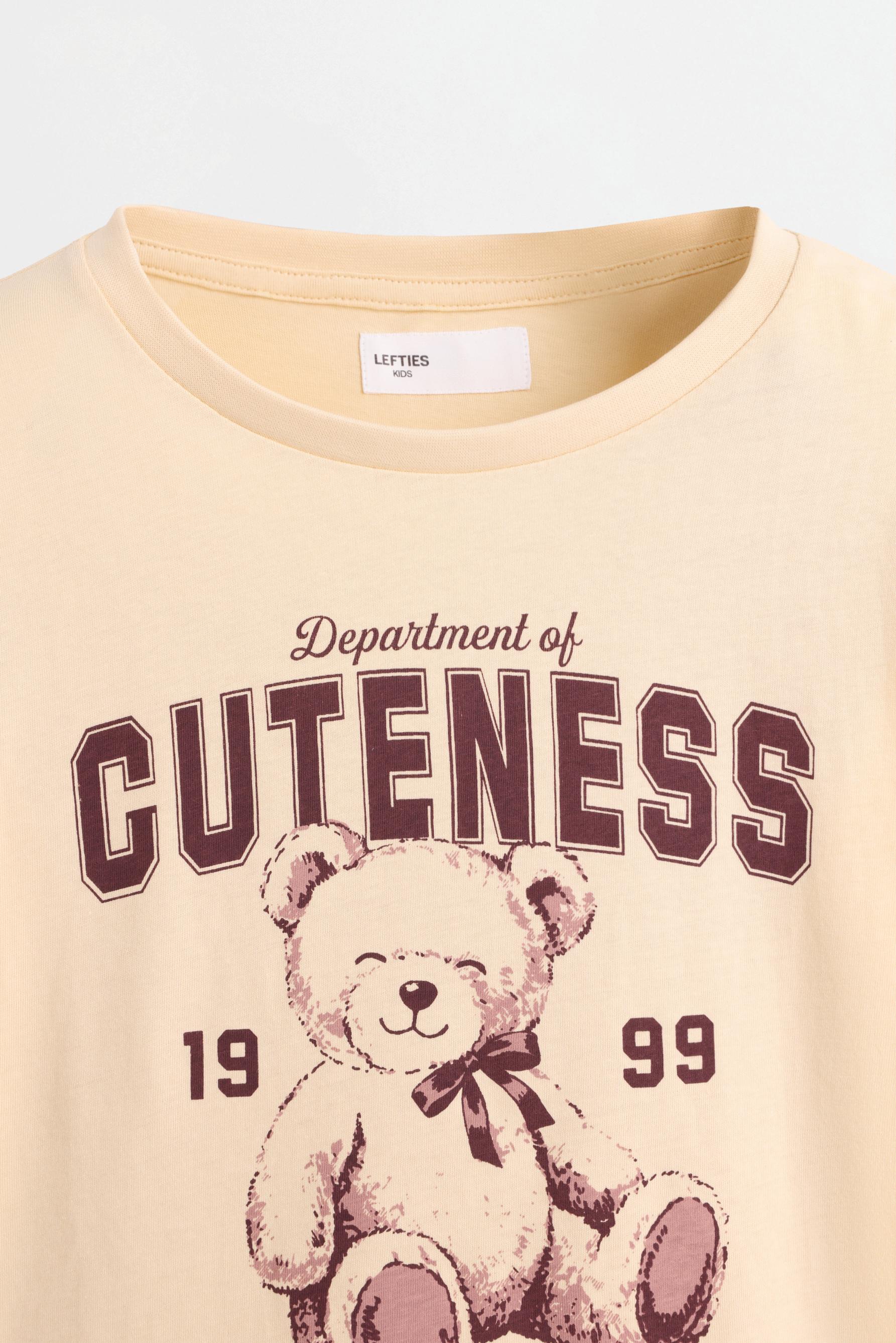 Printed T-shirt — VANILLA