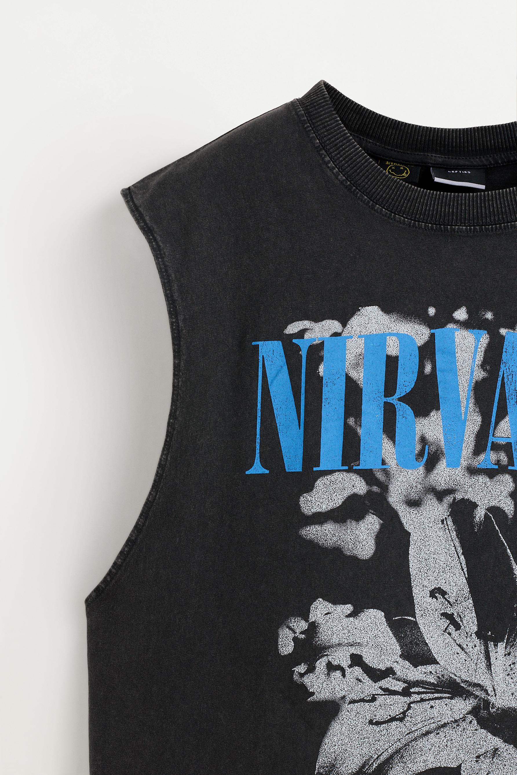 Nirvana sleeveless T-shirt — ANTHRACITE GREY