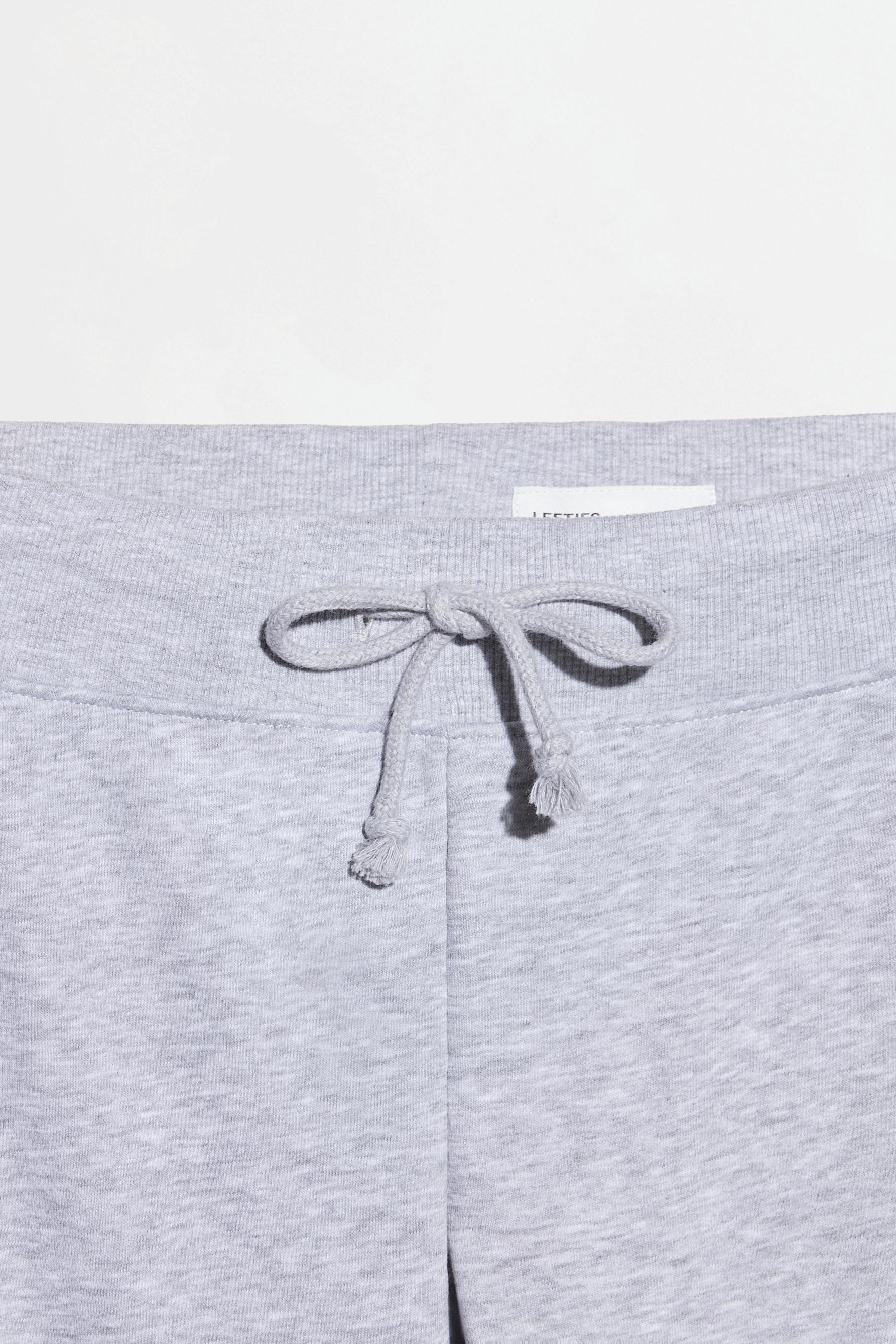 Wide-leg tracksuit trousers — GREY MARL