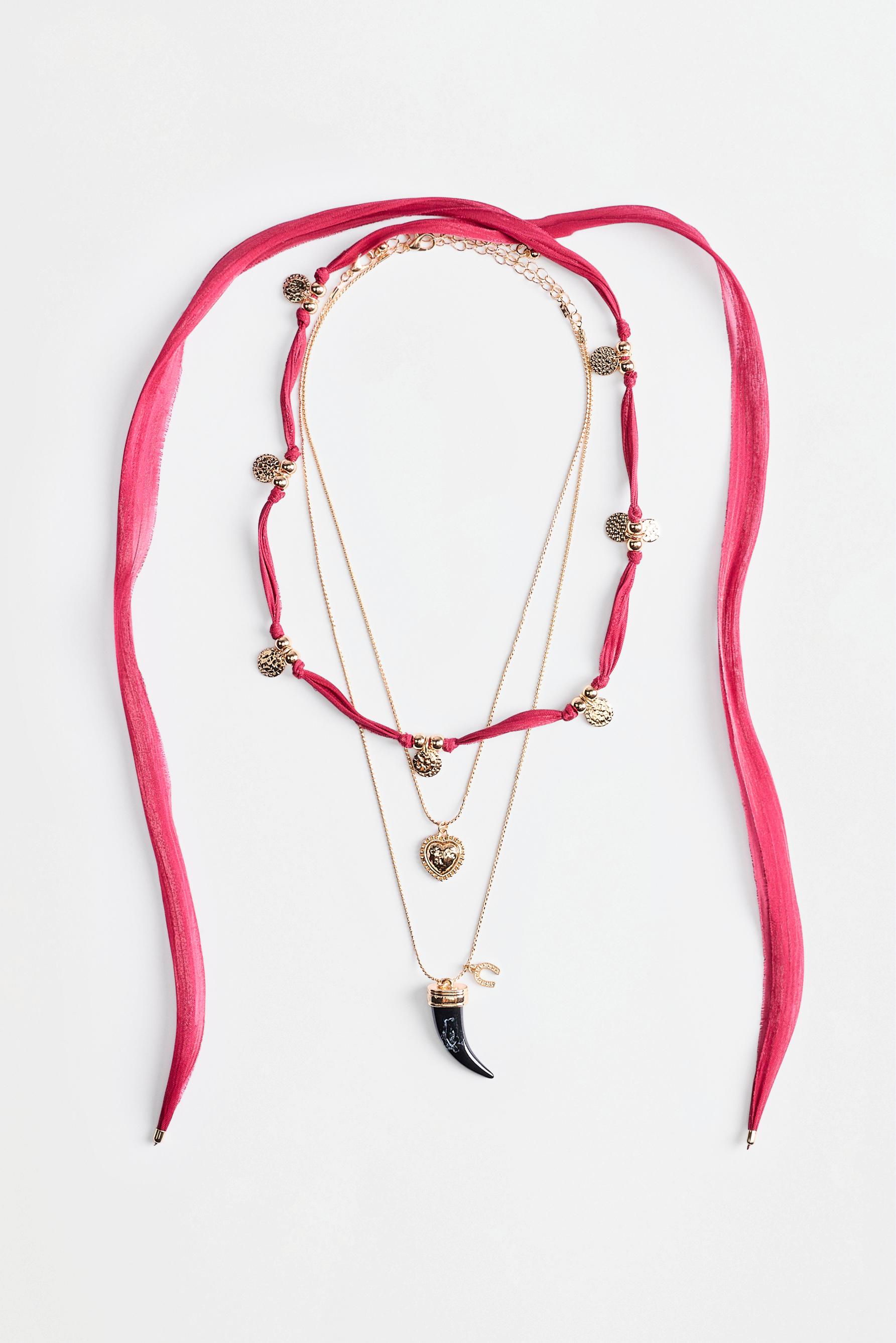 Assorted necklaces (3-pack) — GOLD