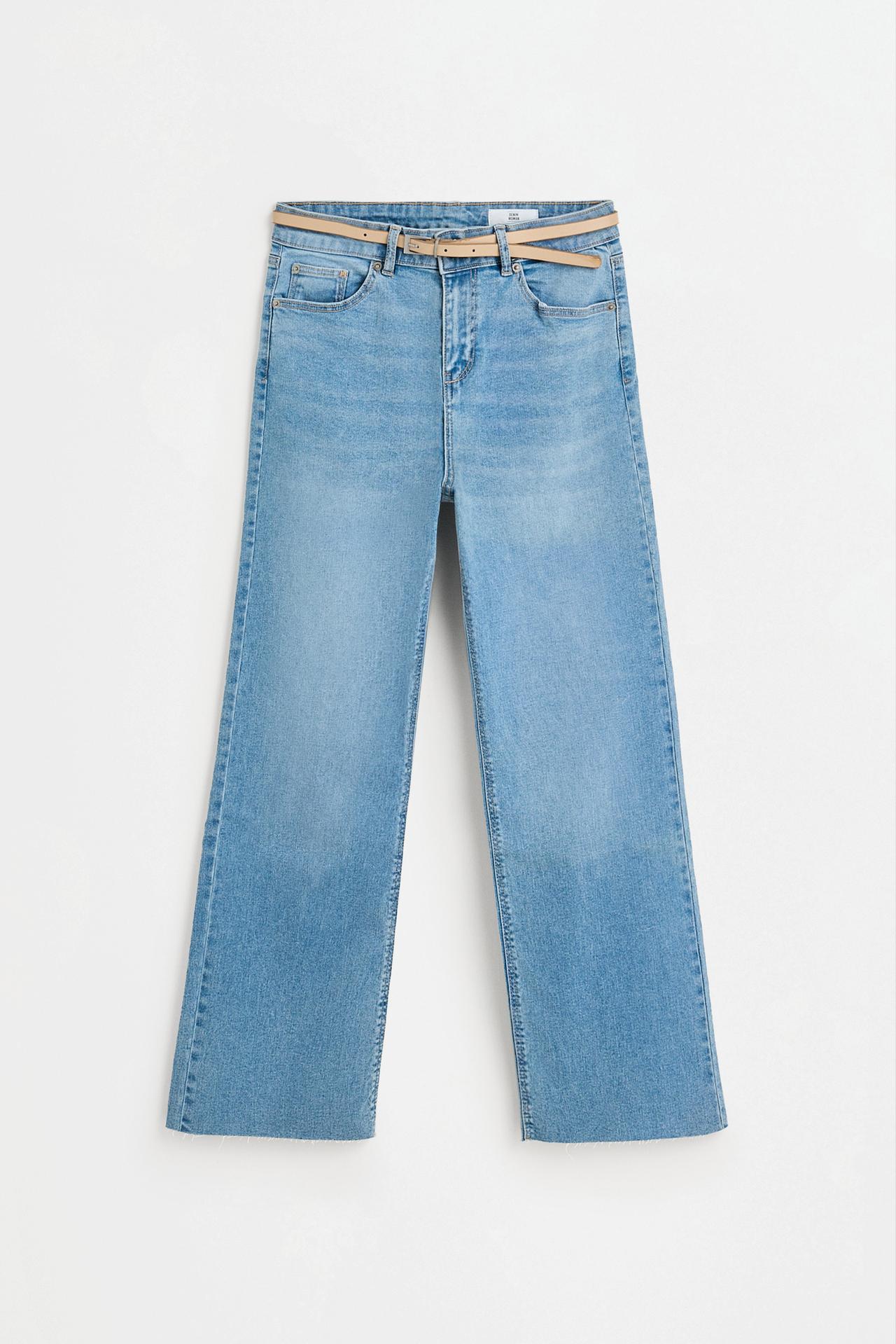 Mini bell bottom jeans — SKY BLUE MARL
