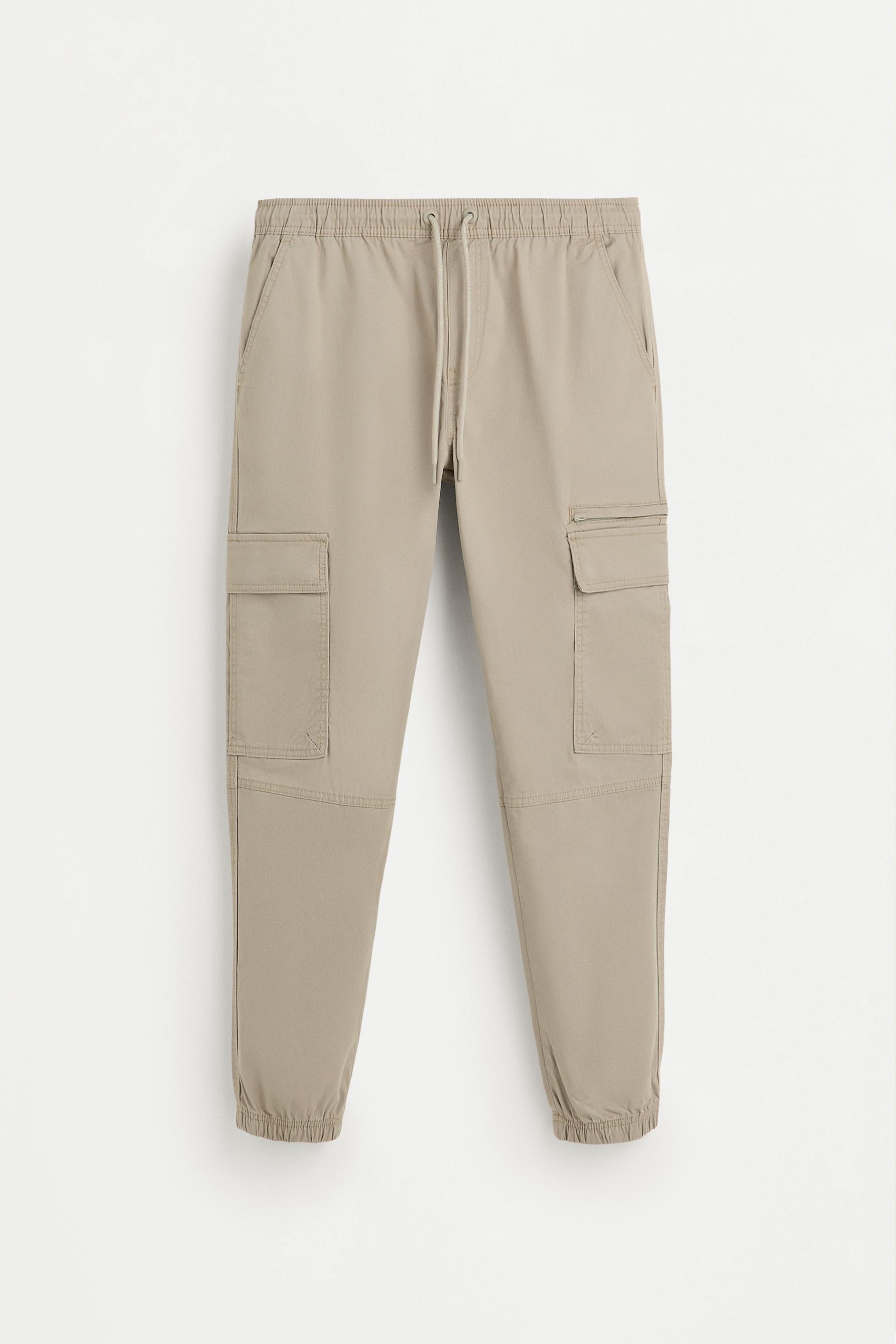 Cargo jogger trousers — KHAKI