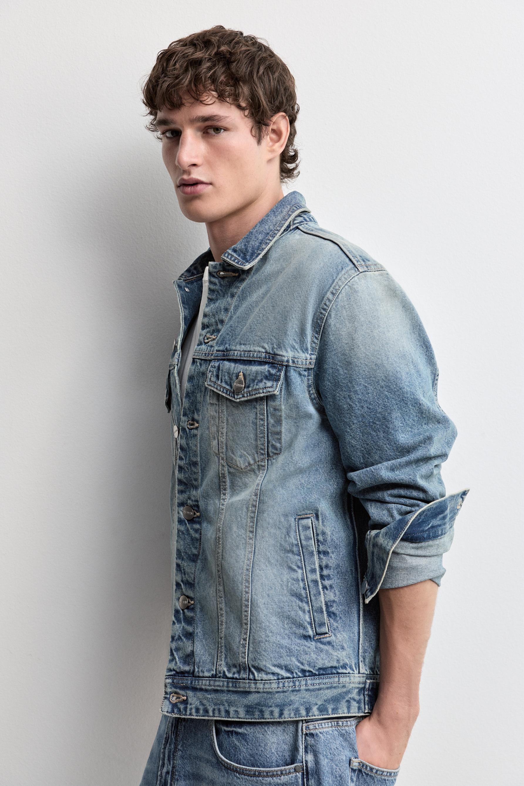 Basic denim jacket — INDIGO
