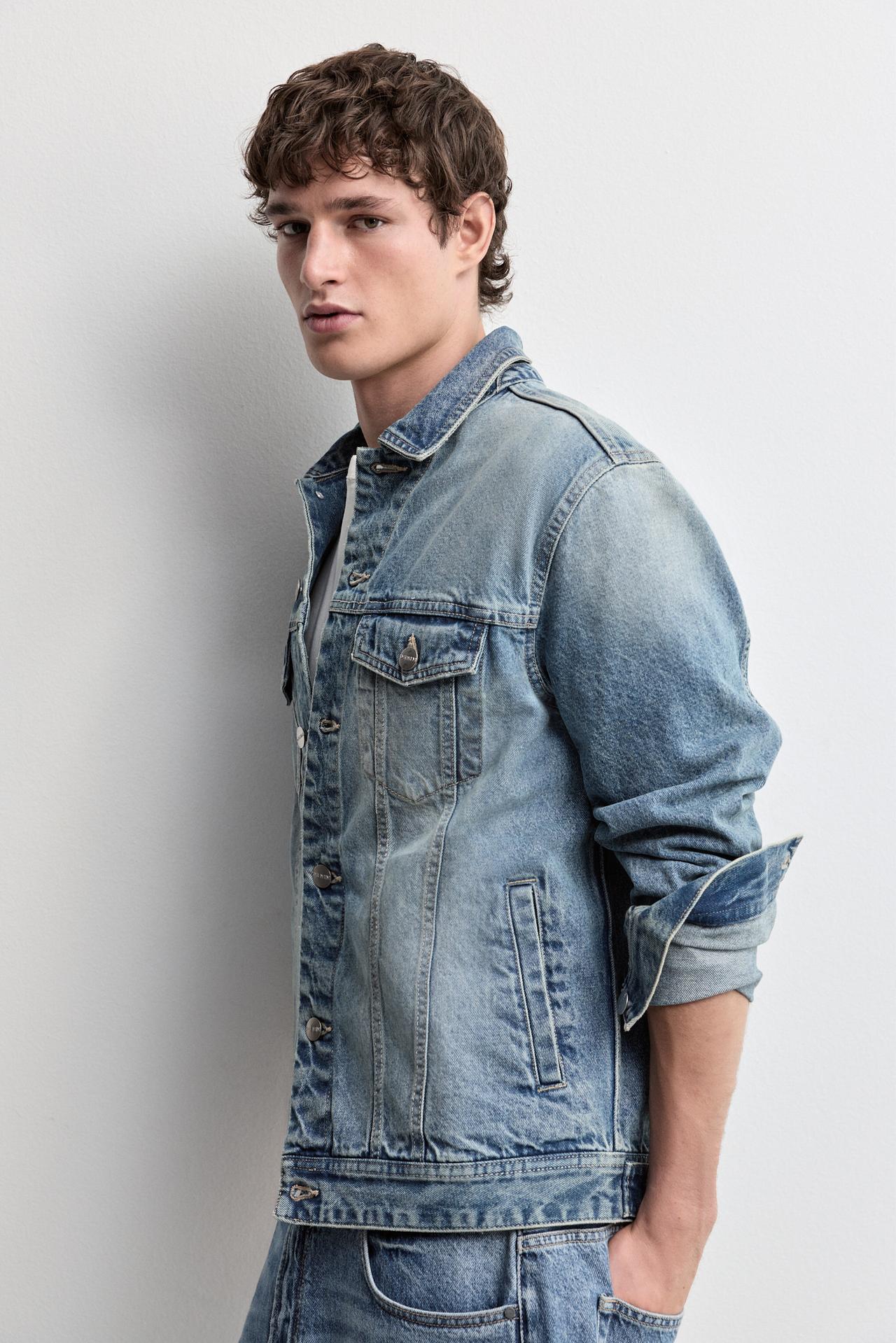 Basic denim jacket — INDIGO
