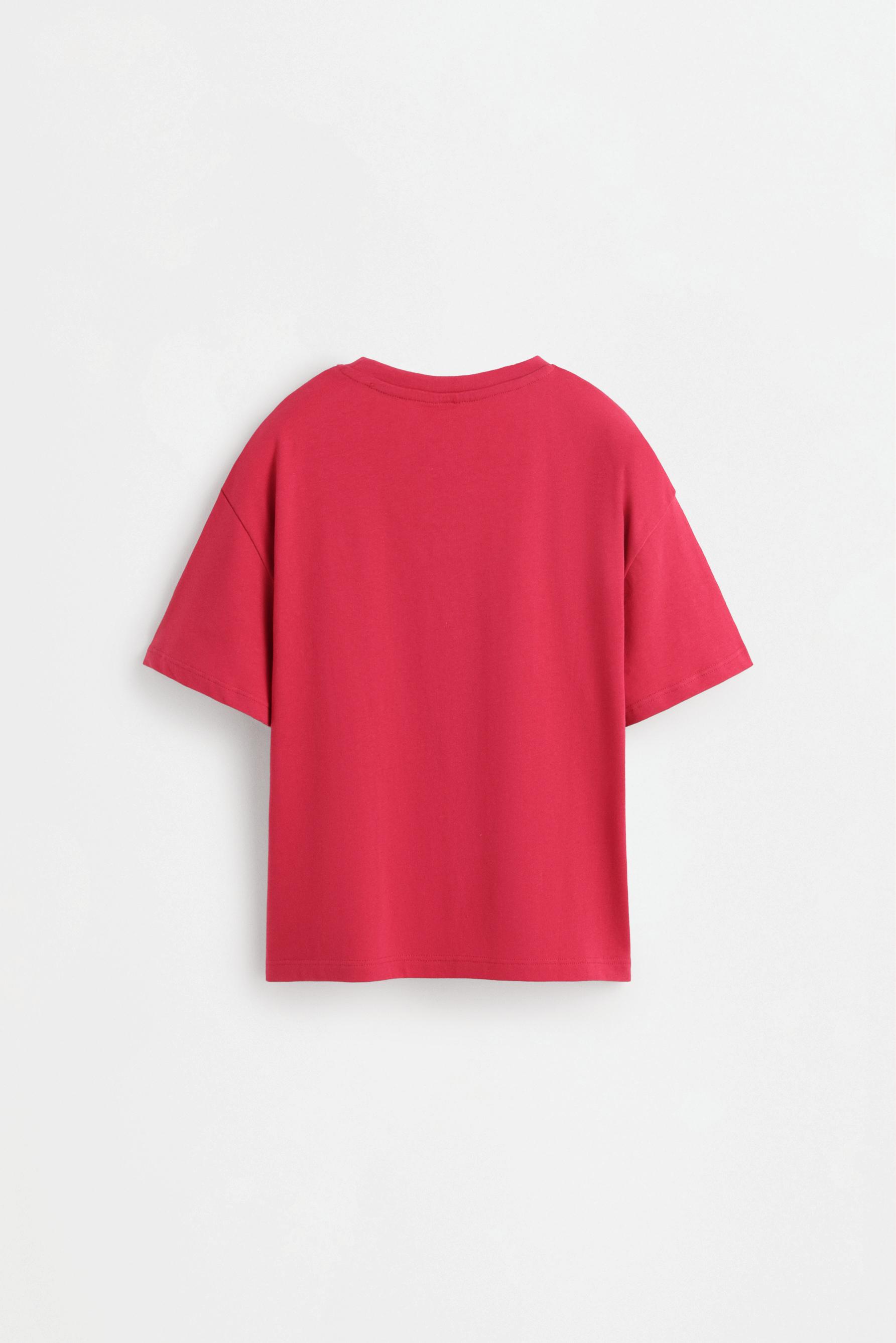 Printed T-shirt — RED