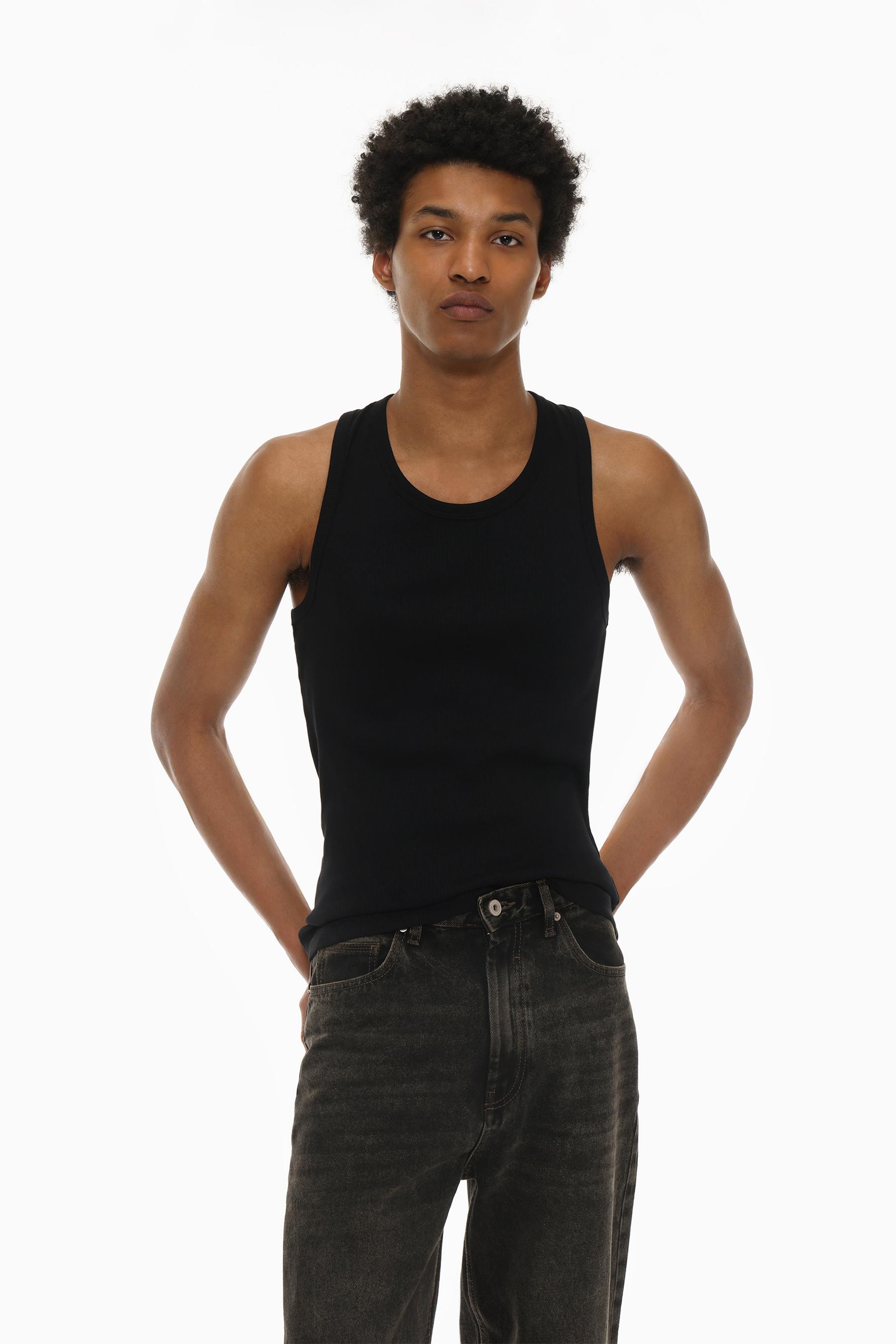 Camiseta tirantes canalé