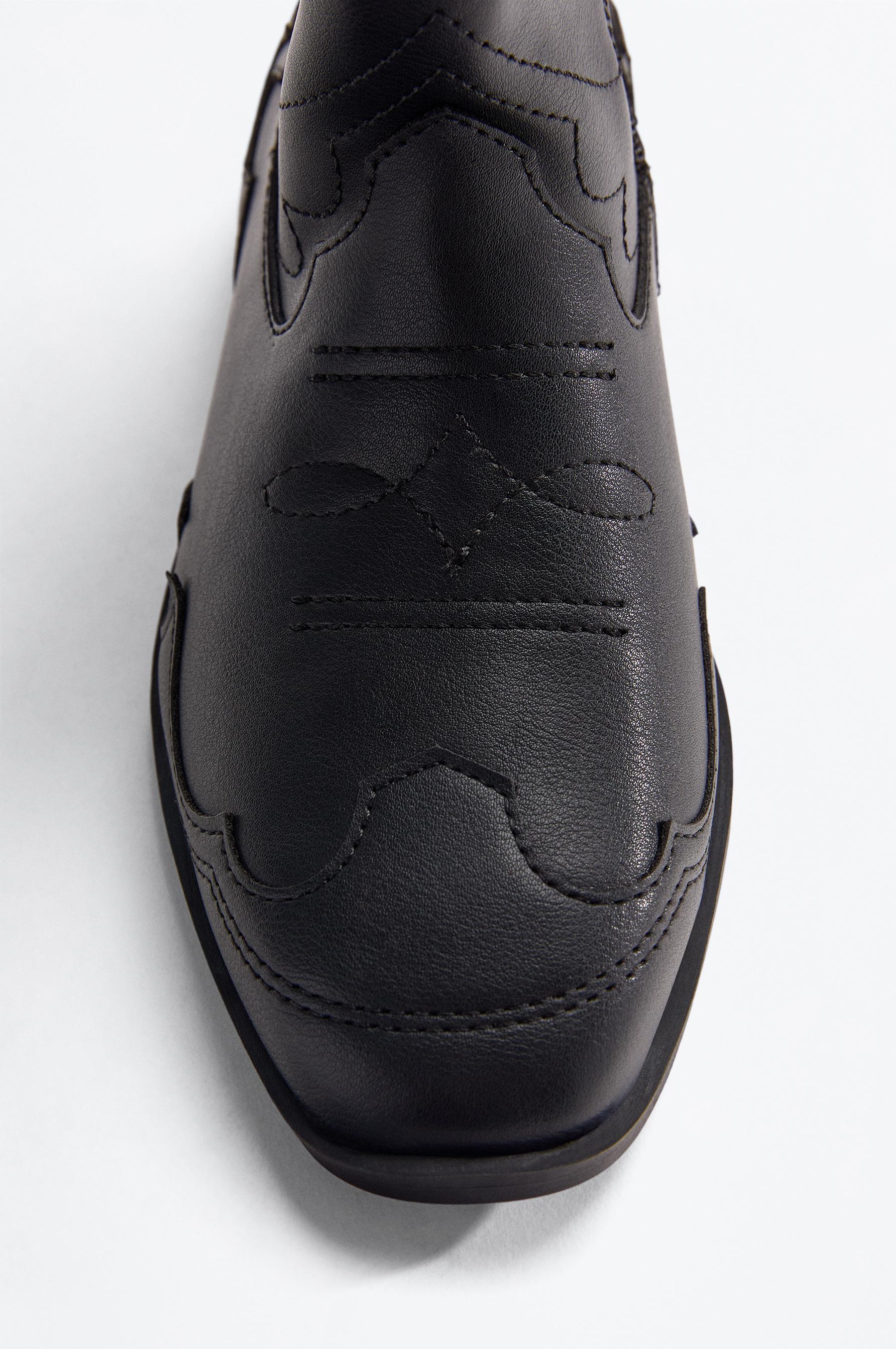 Cowboy boot — BLACK