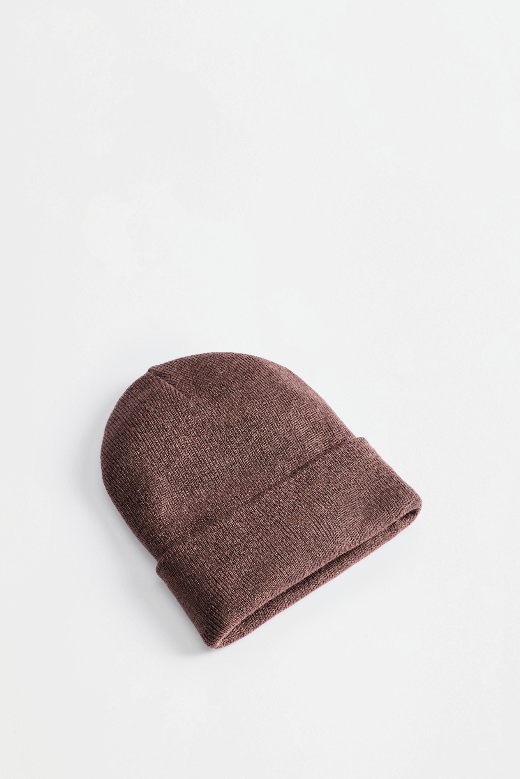 Basic beanie — BROWN