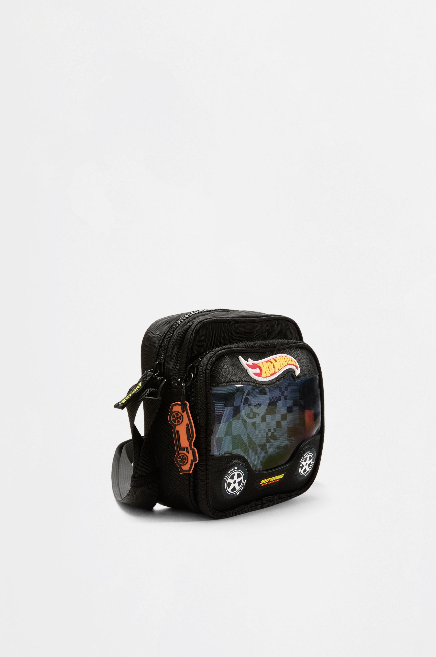 Hot Wheels® Mattel crossbody bag — BLACK