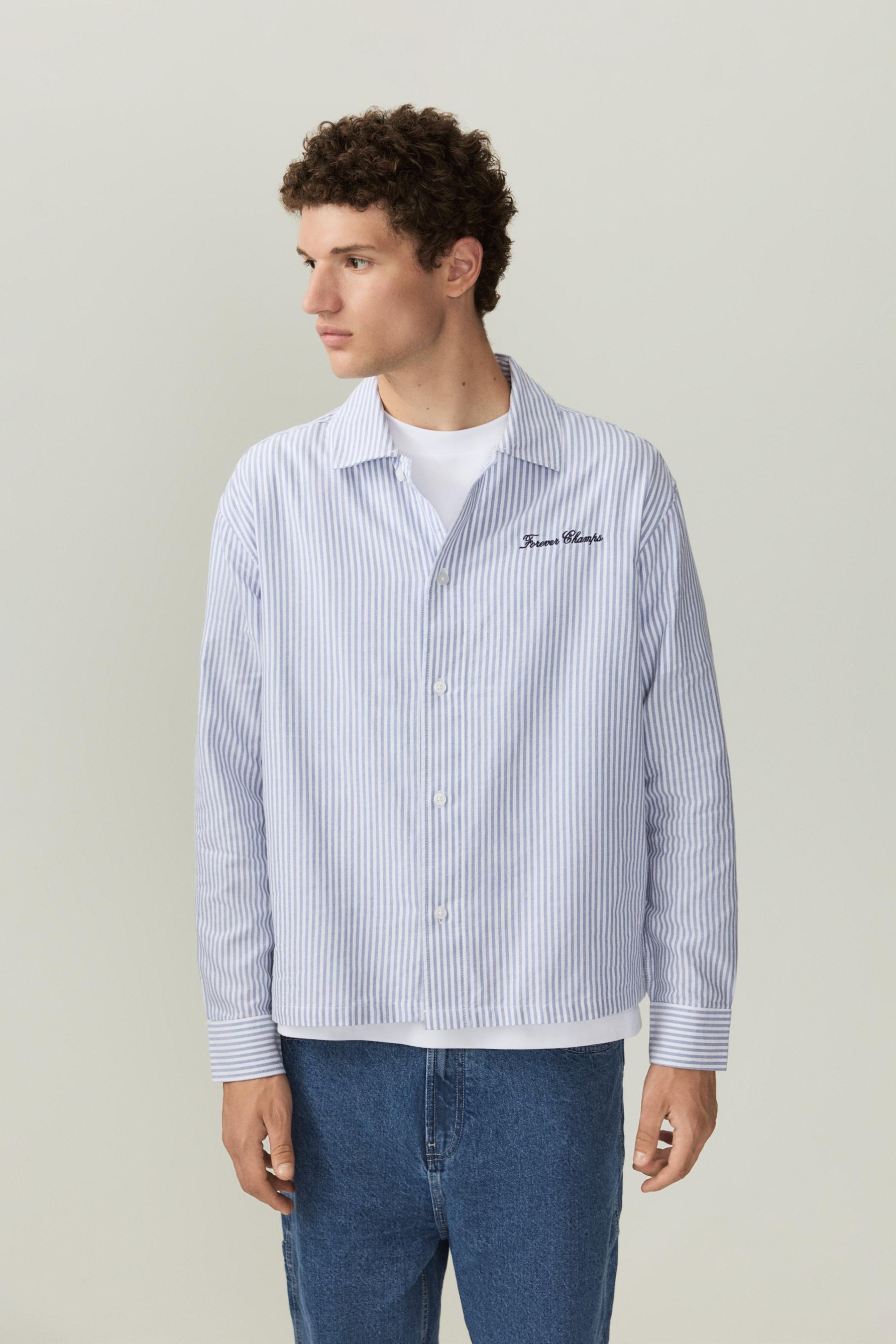 Camisa Oxford bordado