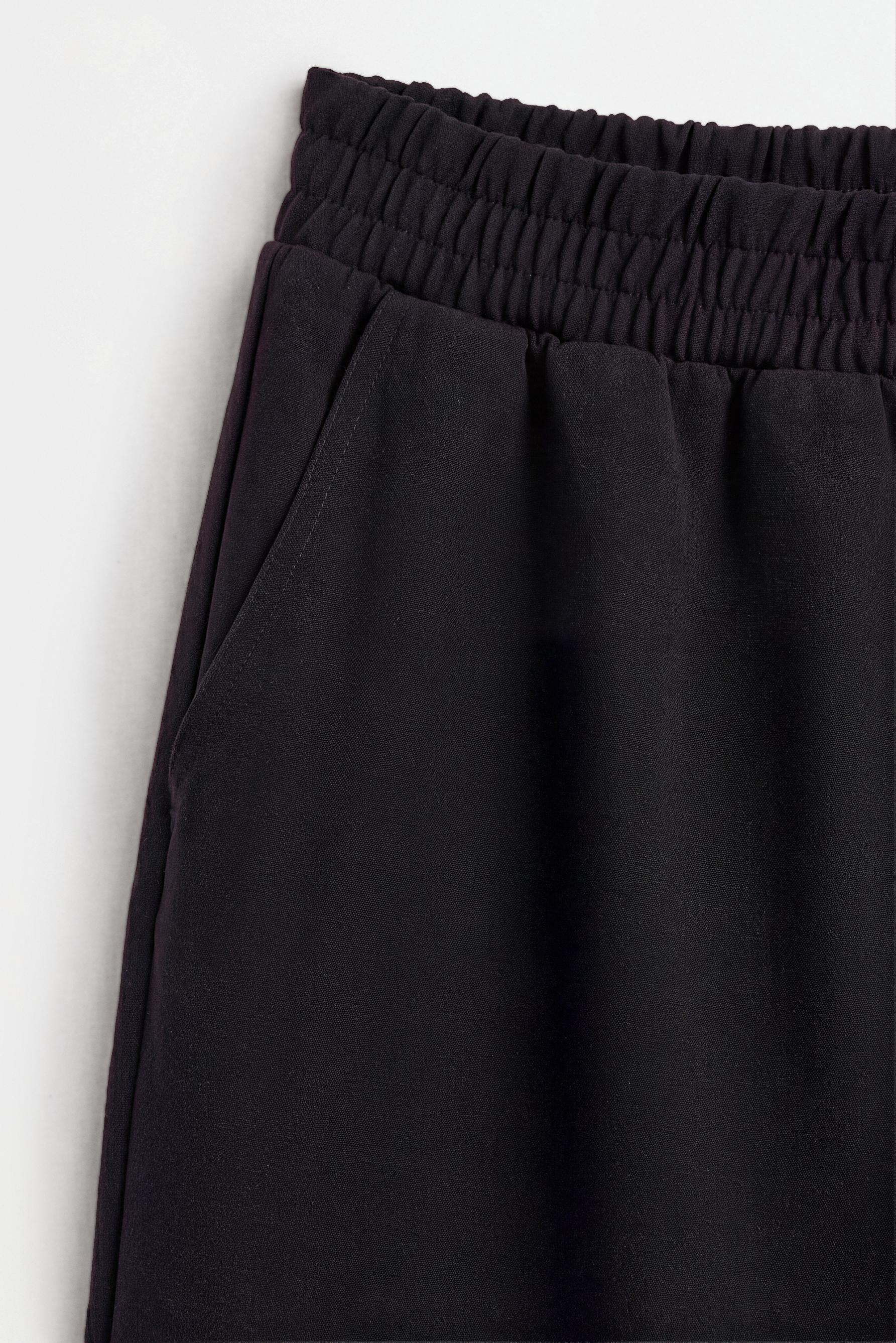 Culotte joggers — BLACK