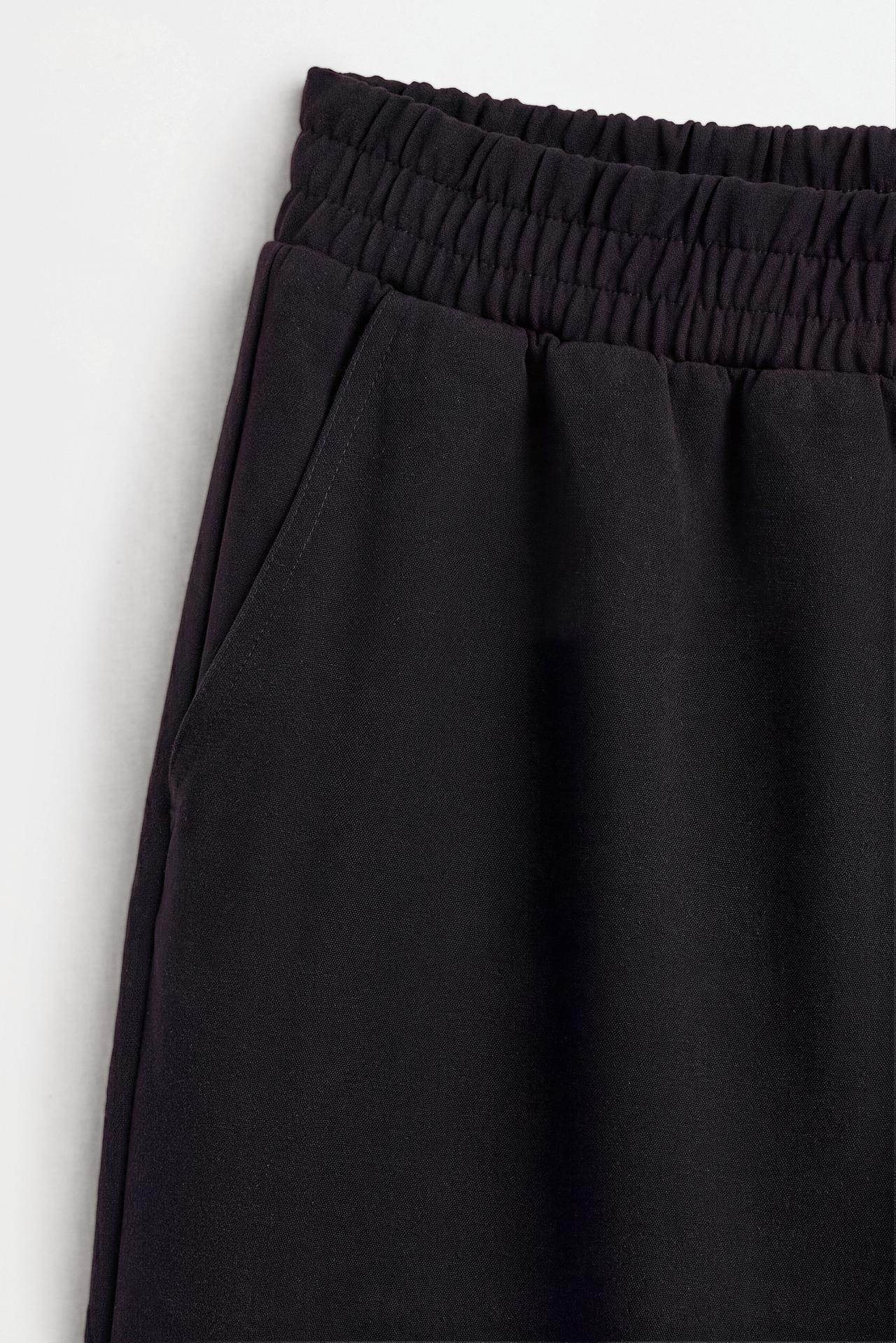 Culotte joggers — BLACK