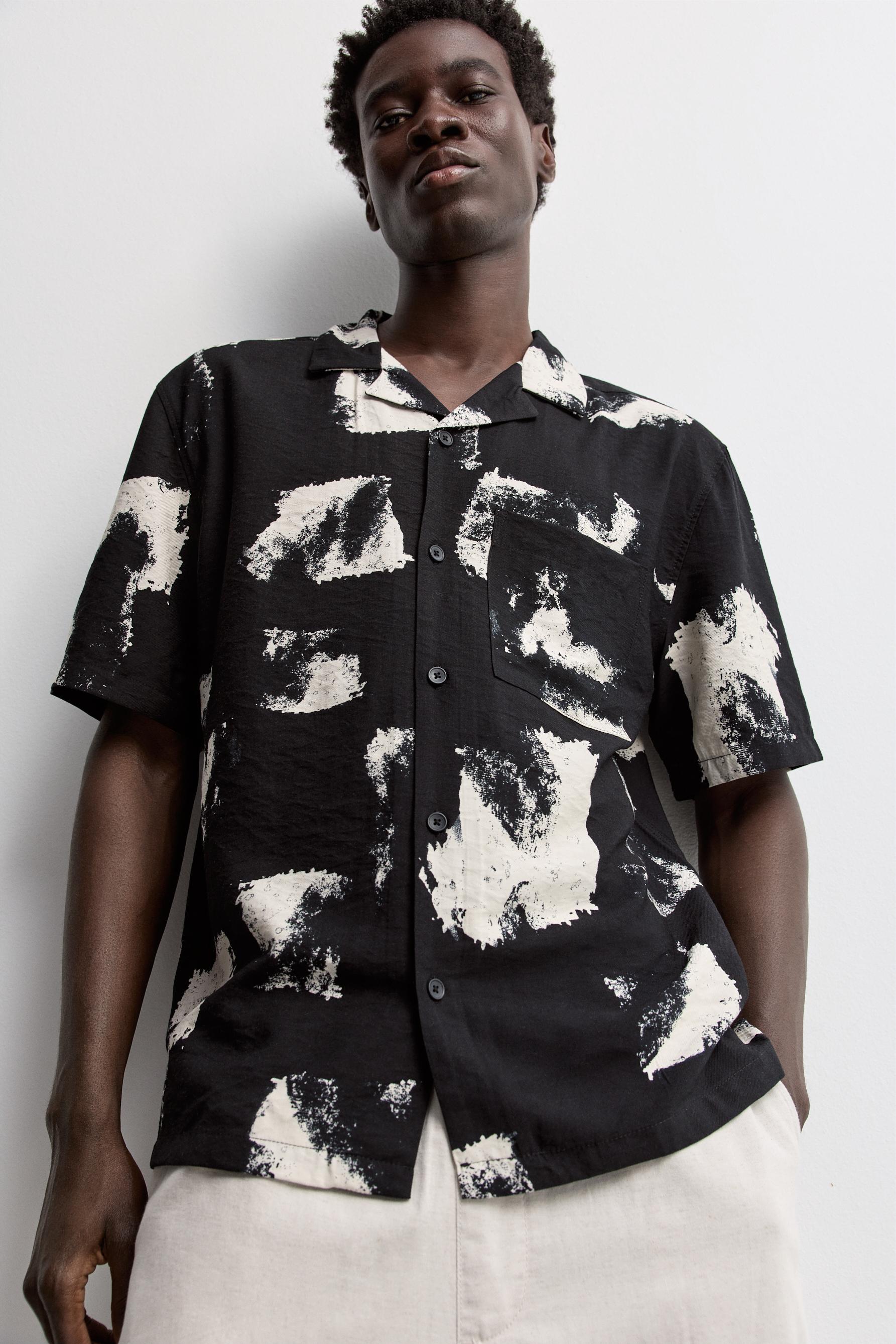 Resort shirt — BLACK