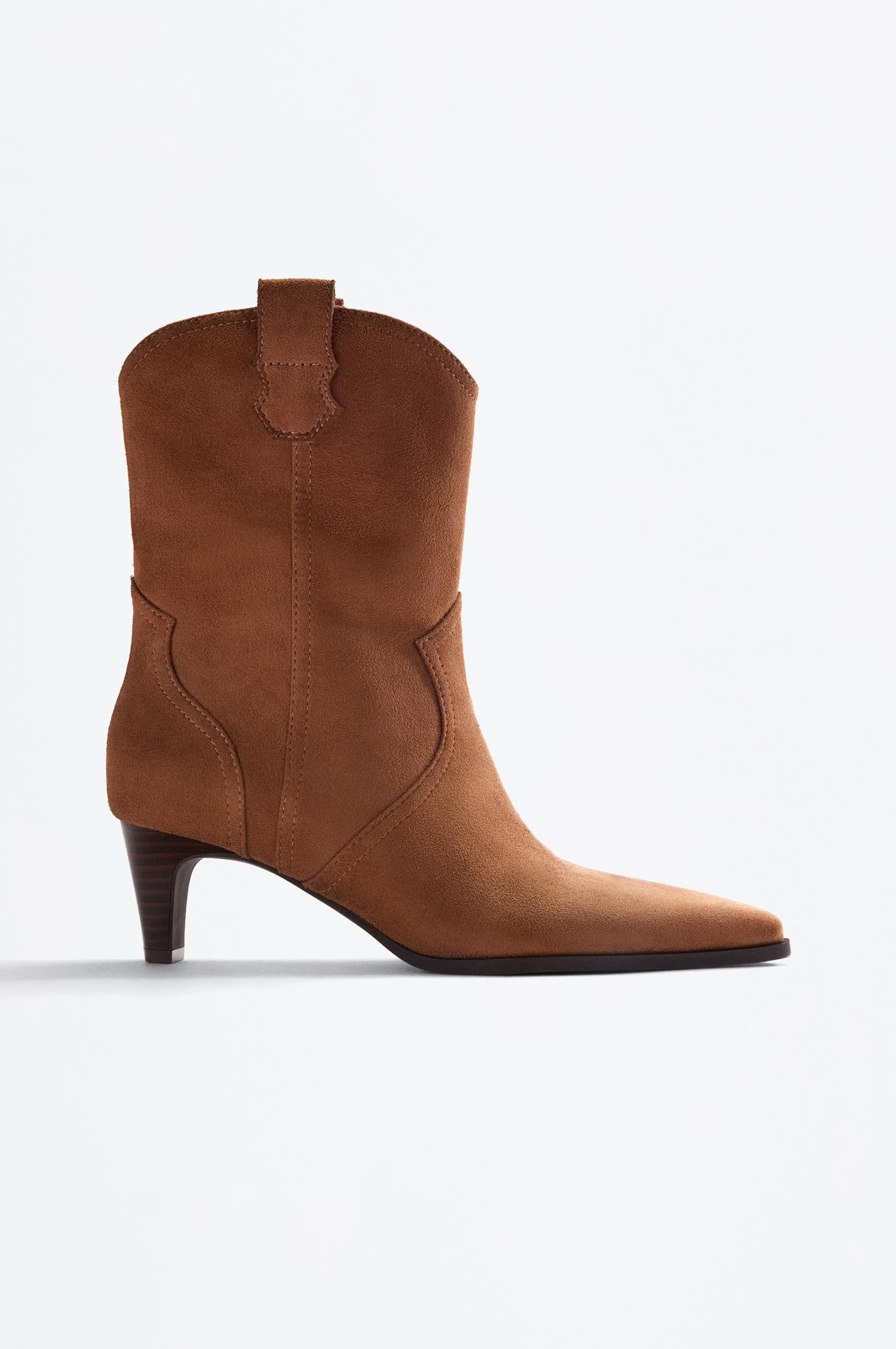 Cowboy ankle boot — LEATHER