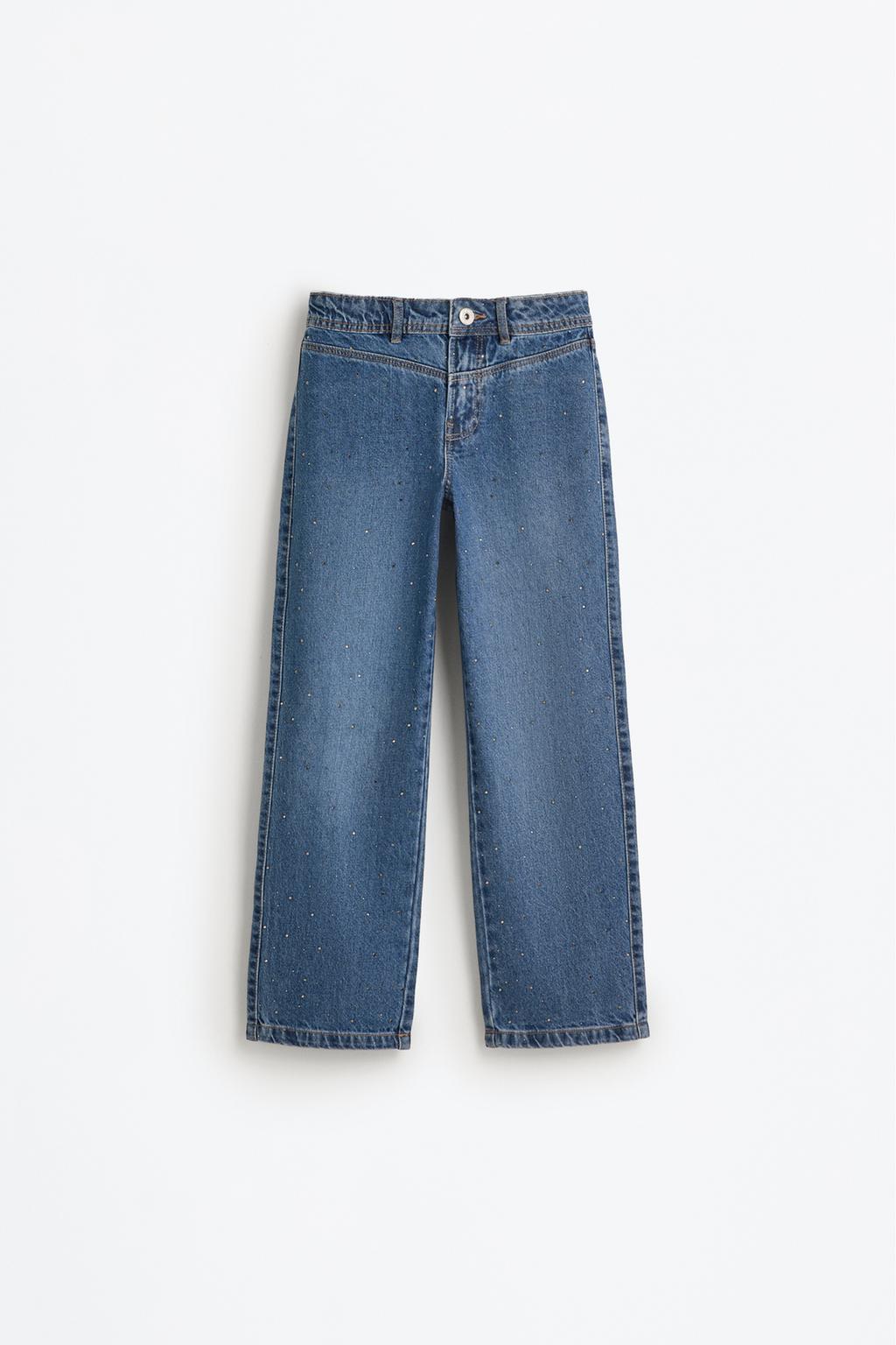 Jeans wide leg tatxekin