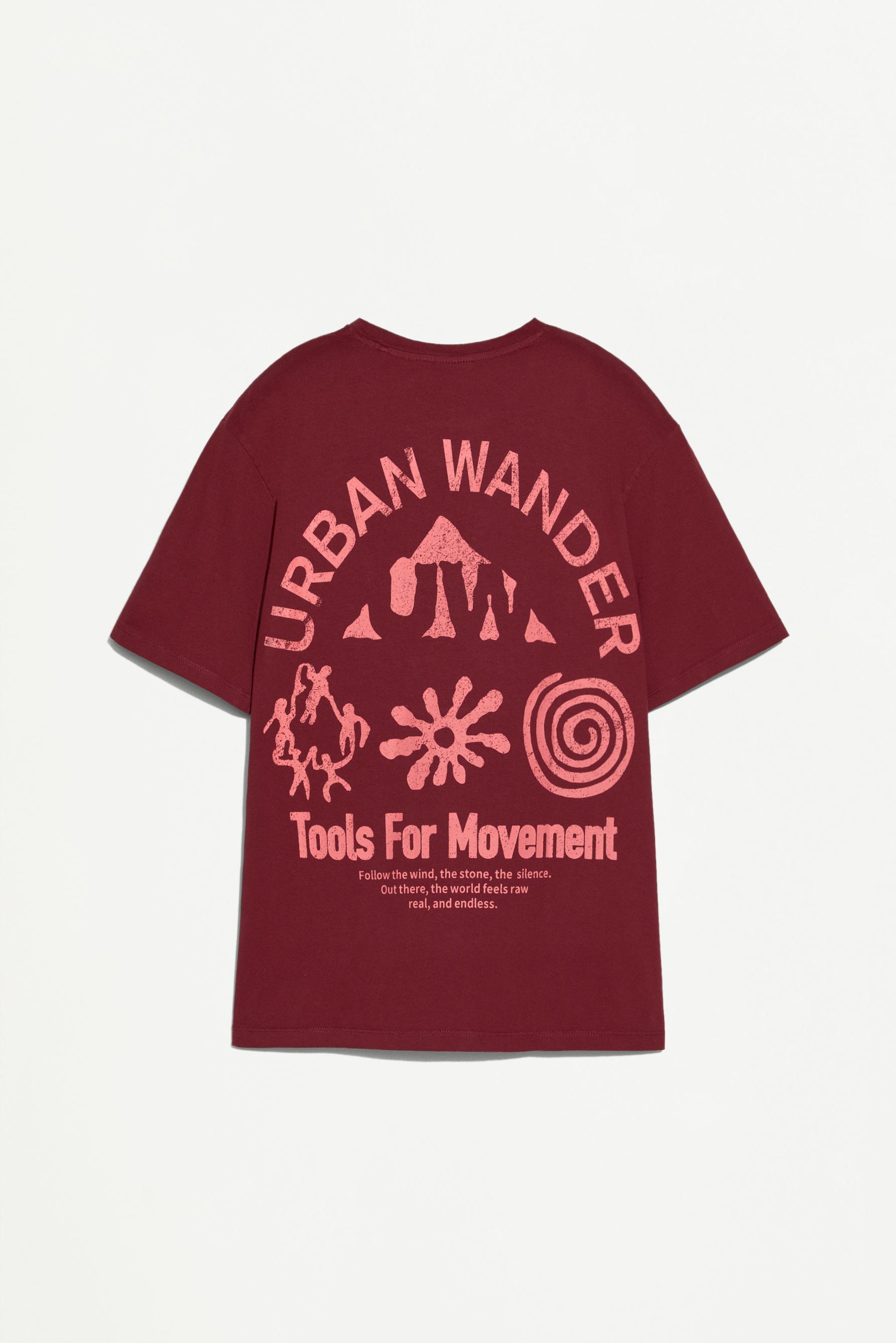 Printed T-shirt — BRIGHT RED