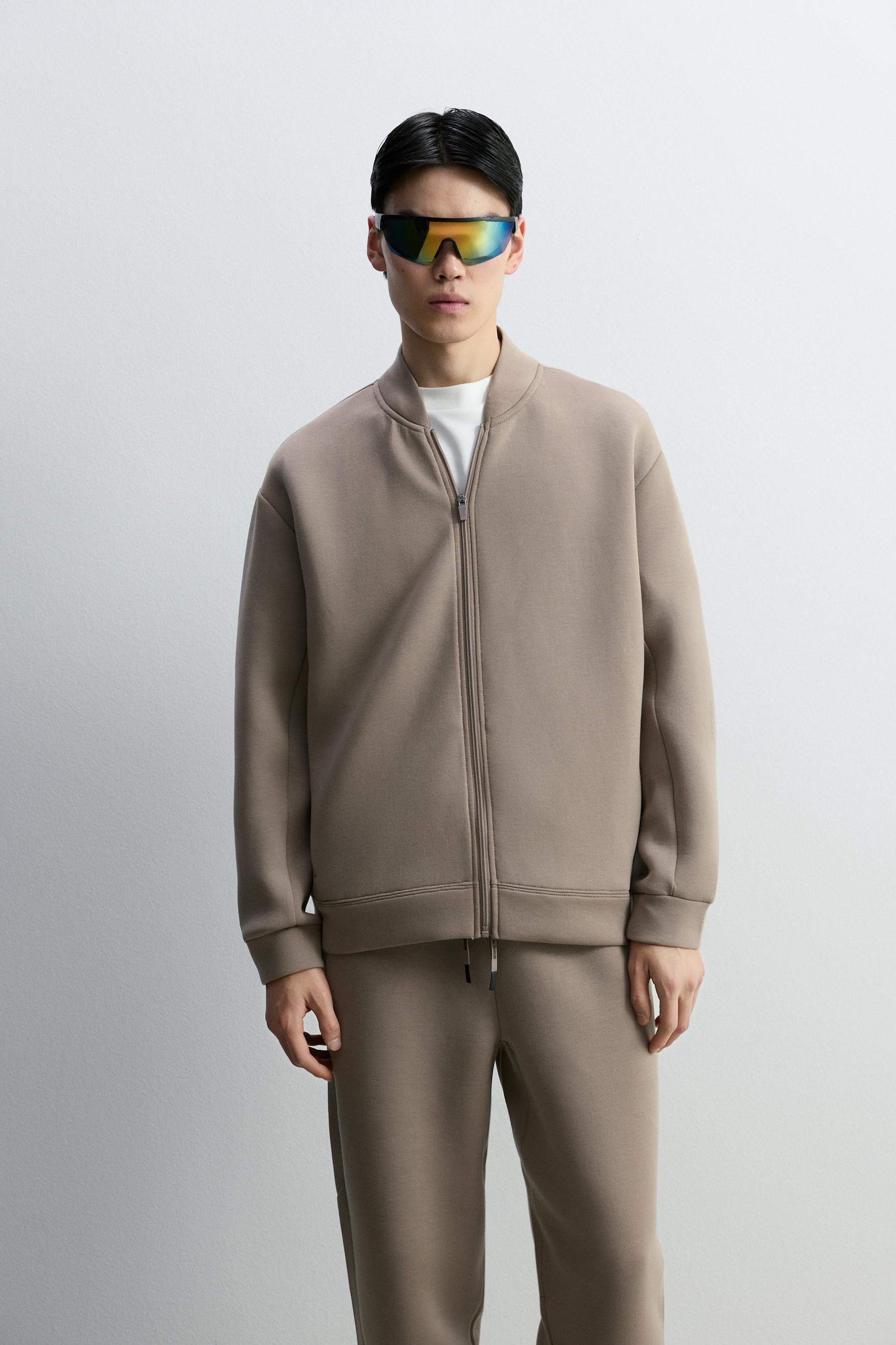 Chaqueta bomber efecto neopreno X-365