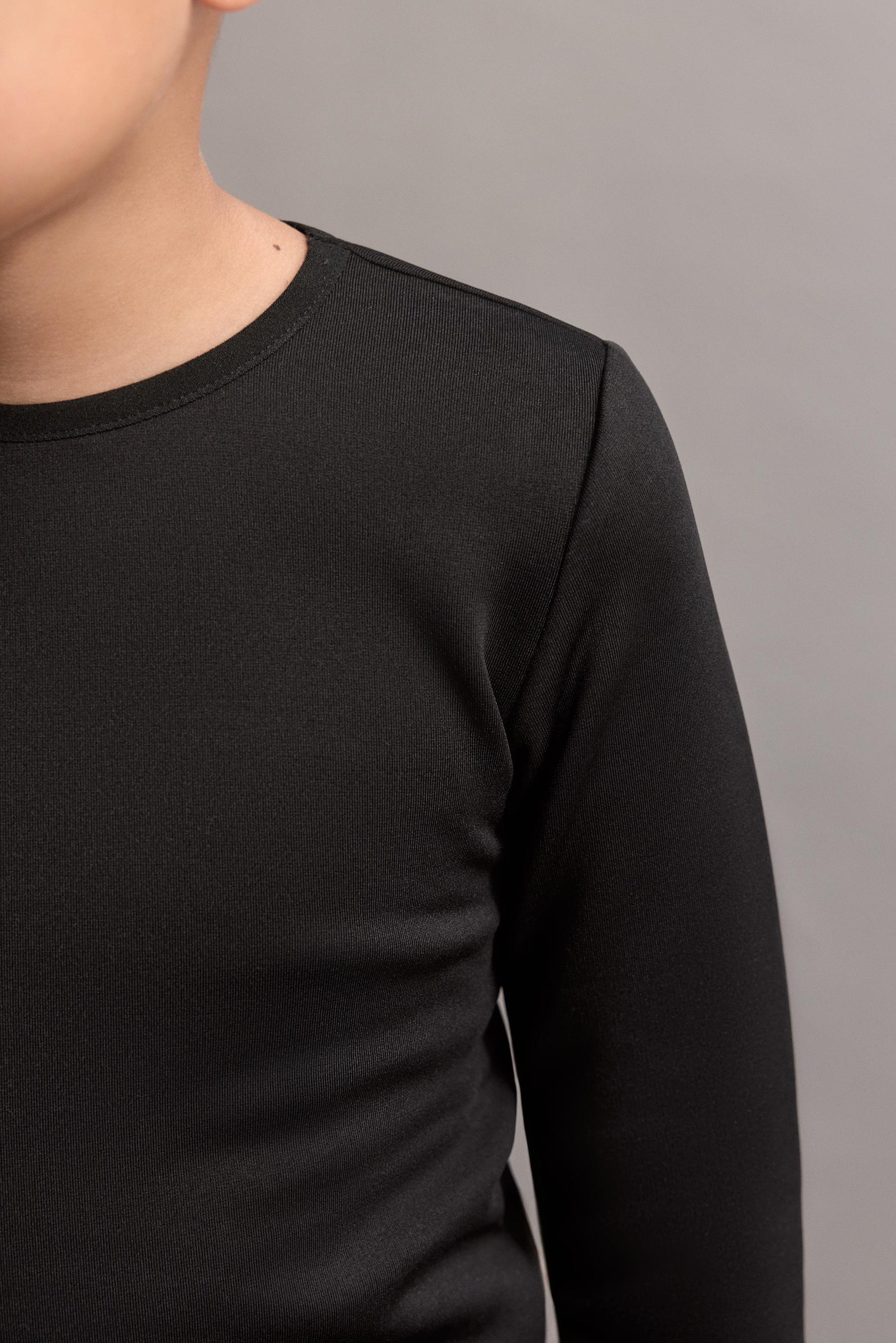 Heavy Weight Thermal Comfort T-Shirt — BLACK